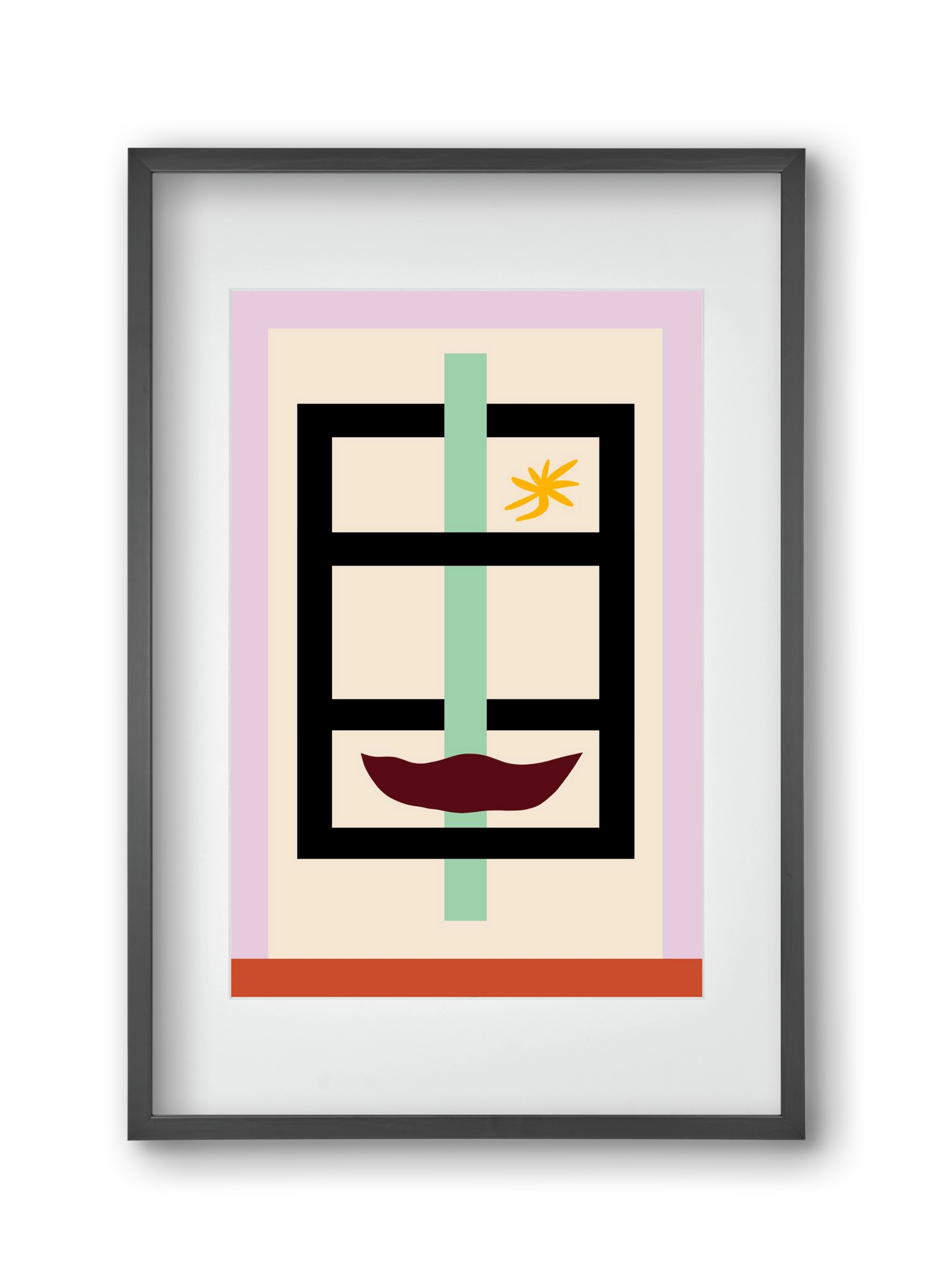 ARCHITECTURE PORTRAIT, 30x45 cm (20x30 cm), Fekete keret, paszpartuval