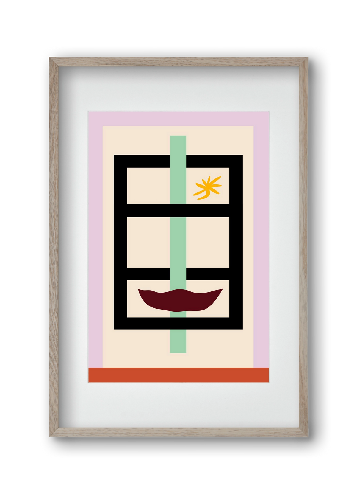 ARCHITECTURE PORTRAIT, 30x45 cm (20x30 cm), Tölgy keret, paszpartuval