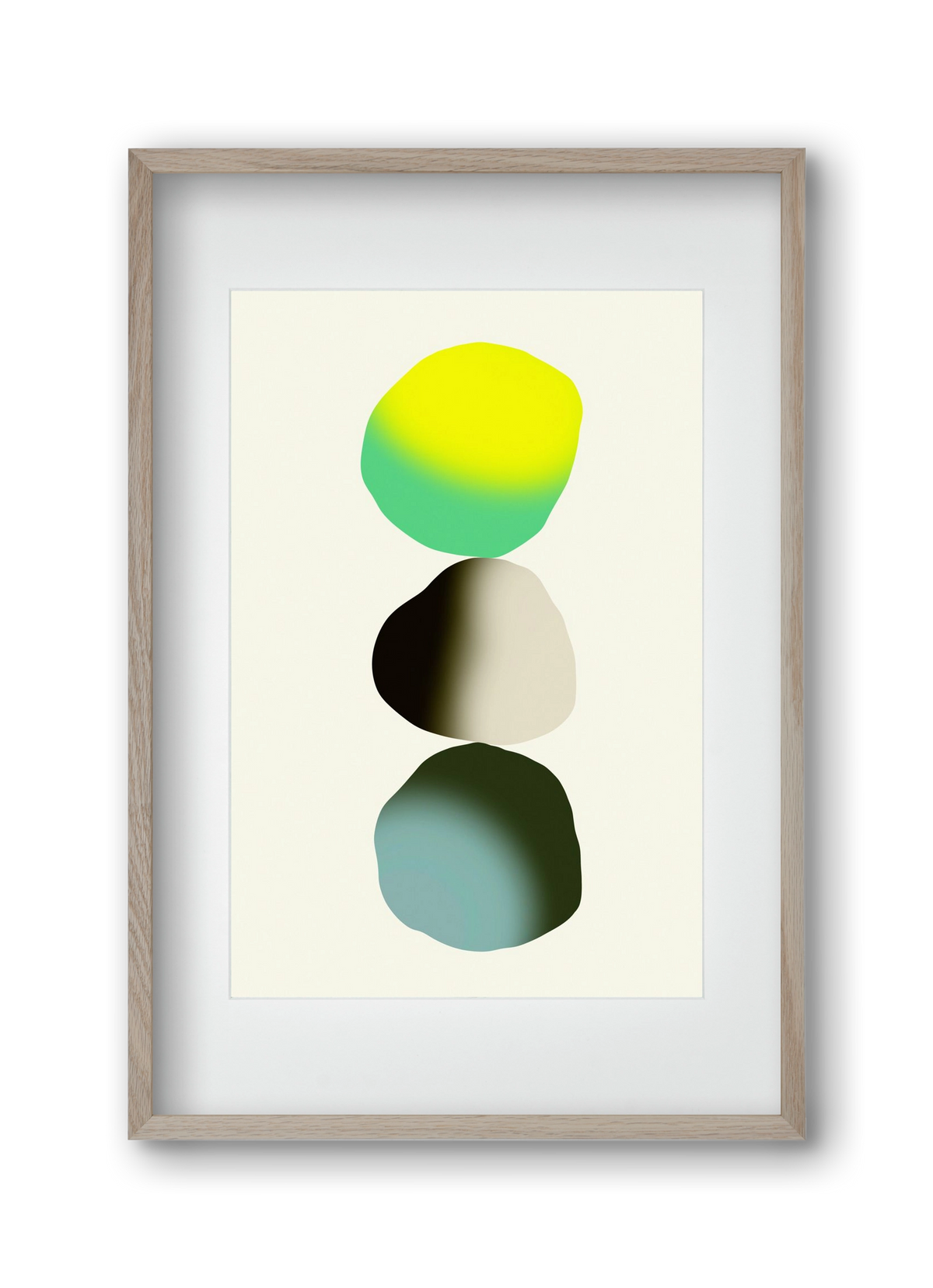 STABILITY, 30x45 cm (20x30 cm), Tölgy keret, paszpartuval