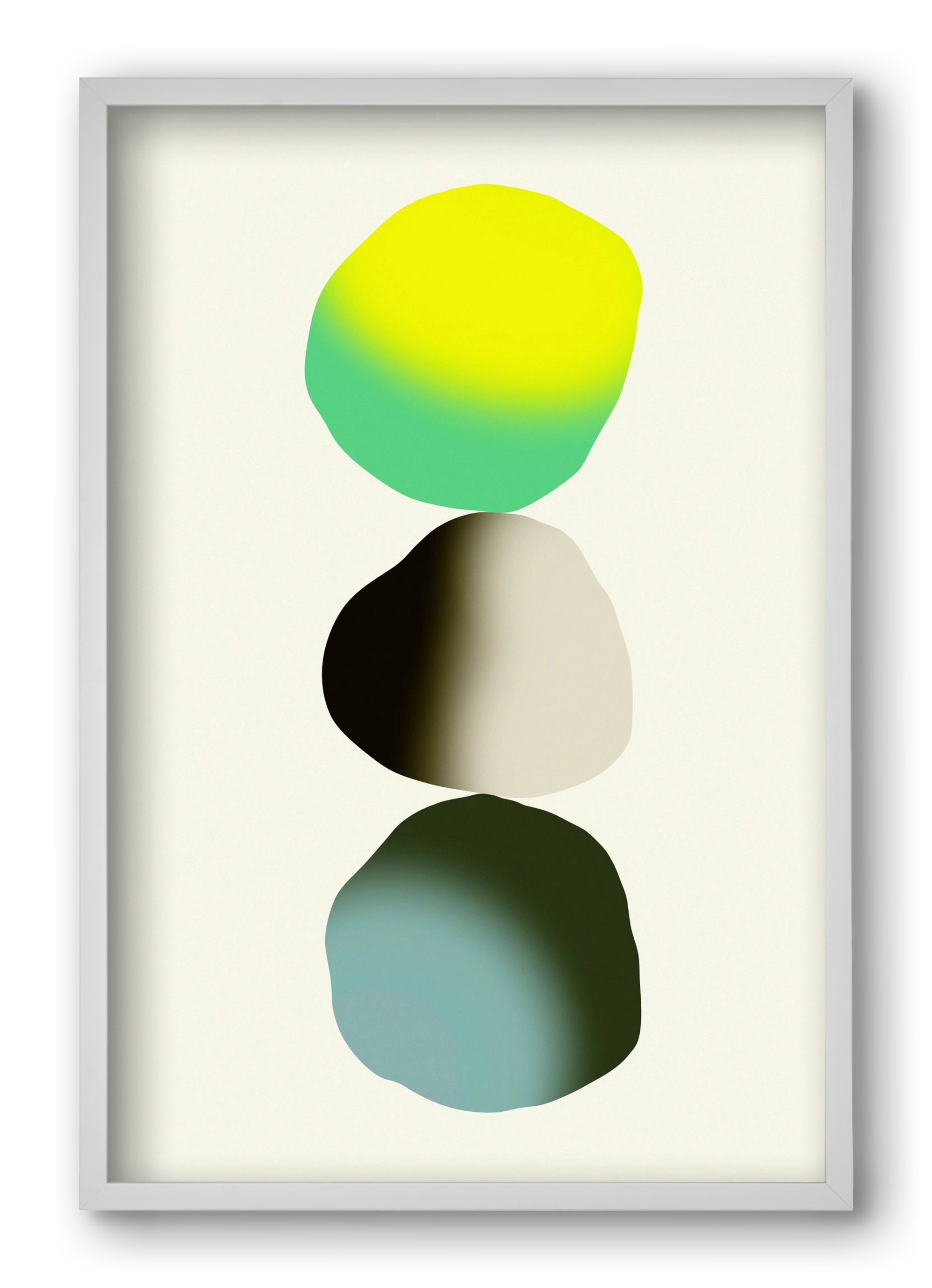 STABILITY, 40x60 cm (40x60 cm), Fehér keret