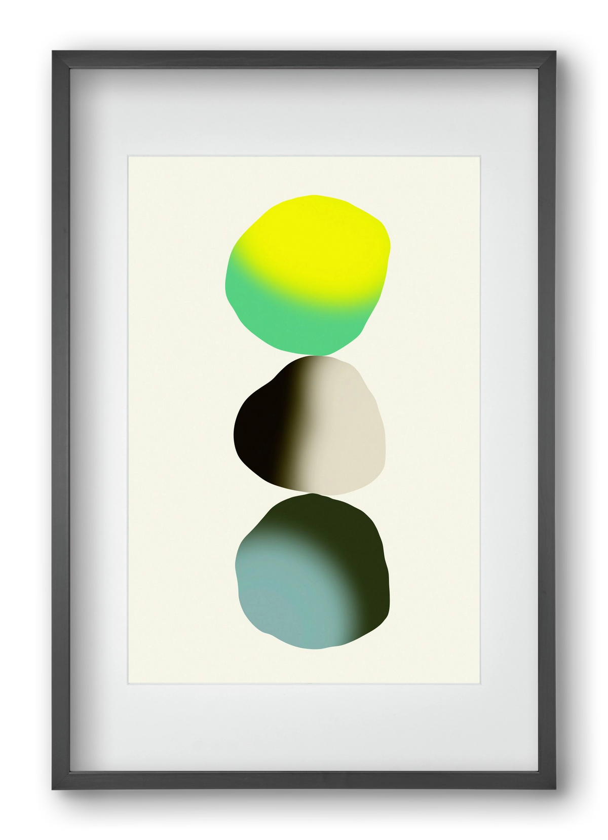 STABILITY, 40x60 cm (30x45 cm), Fekete keret, paszpartuval