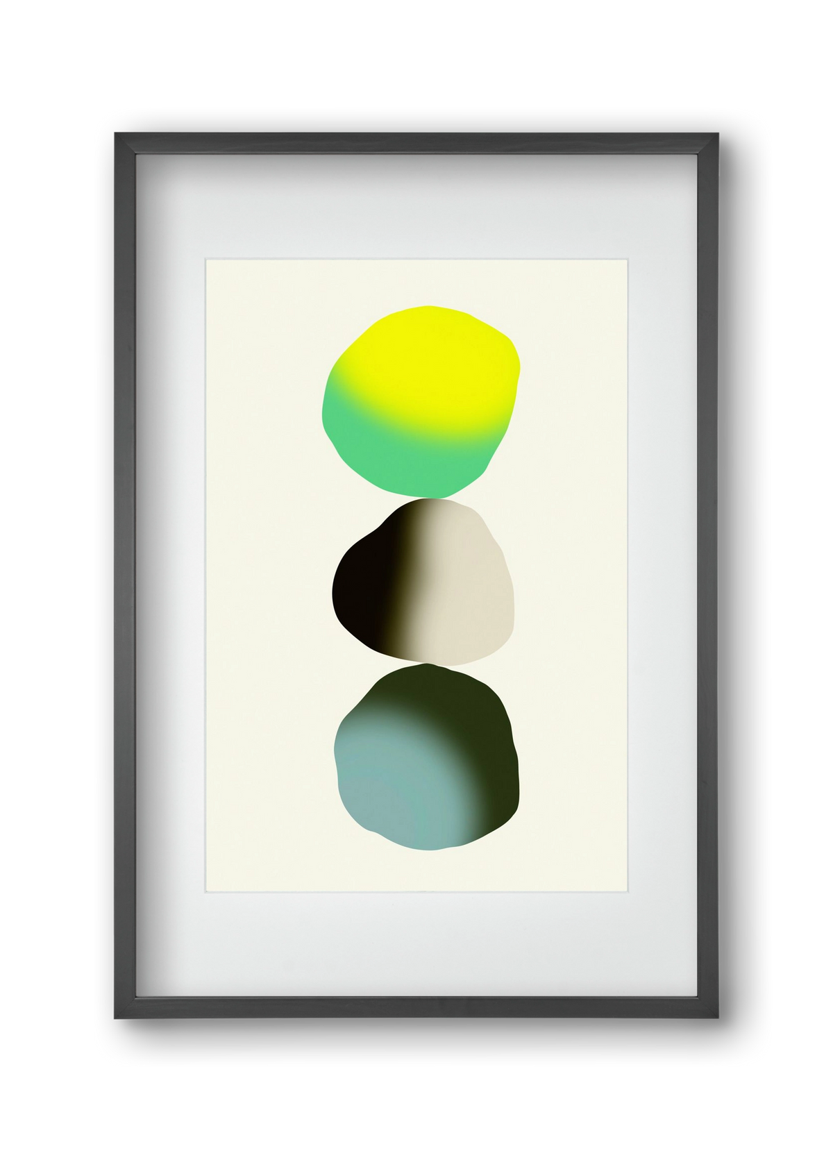 STABILITY, 30x45 cm (20x30 cm), Fekete keret, paszpartuval