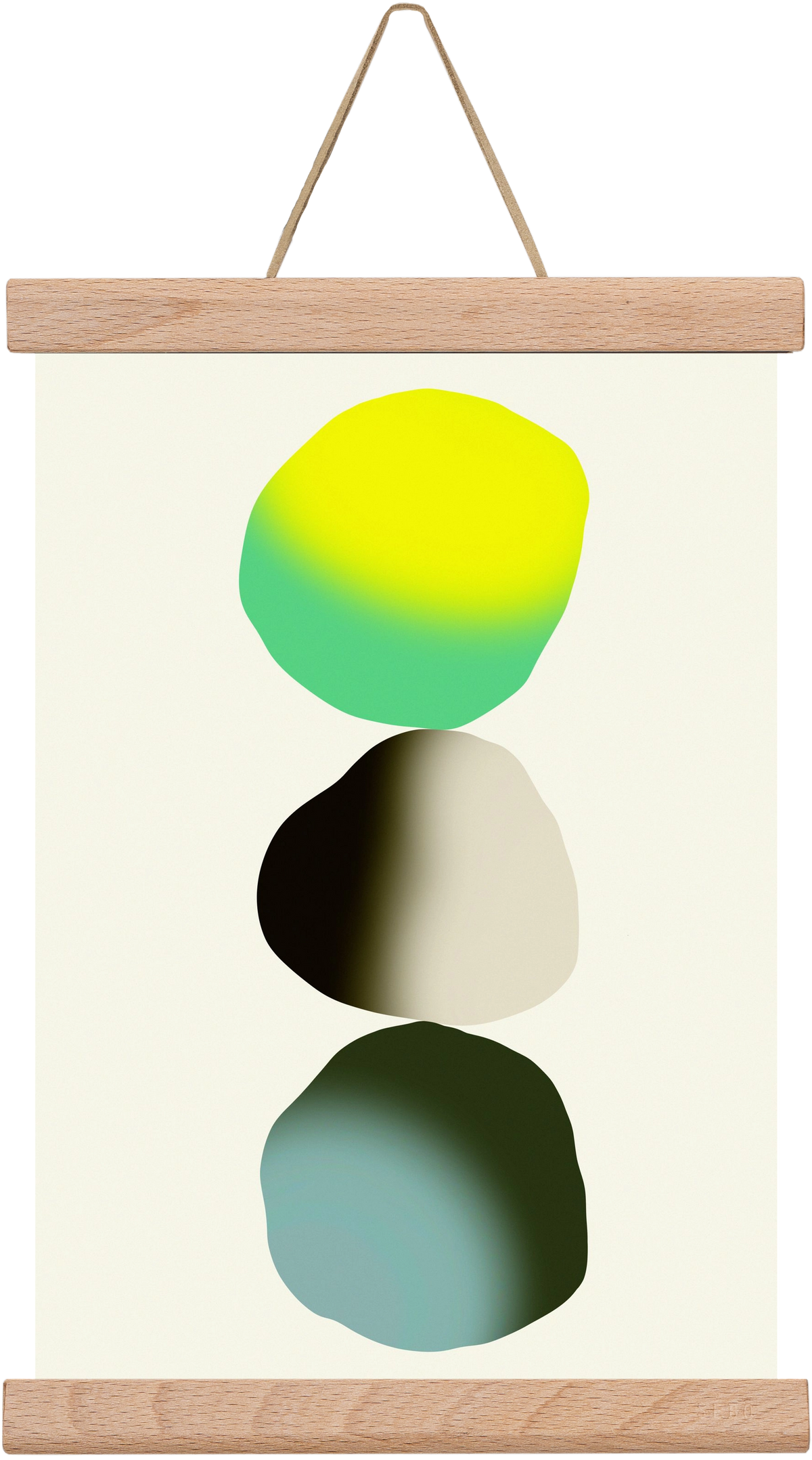 STABILITY, 20x30 cm (20x30 cm), Tölgy akasztó