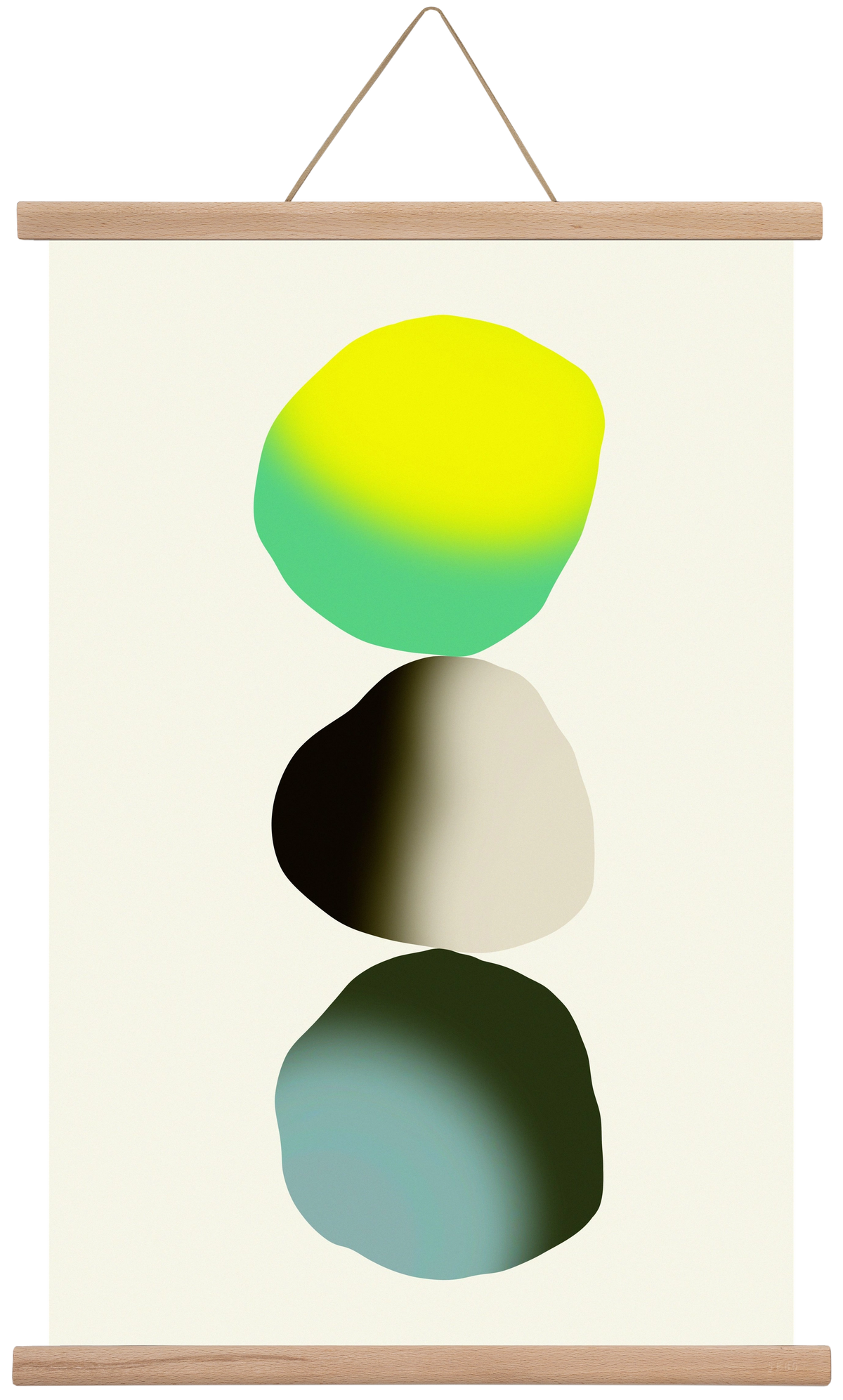 STABILITY, 40x60 cm (40x60 cm), Tölgy akasztó