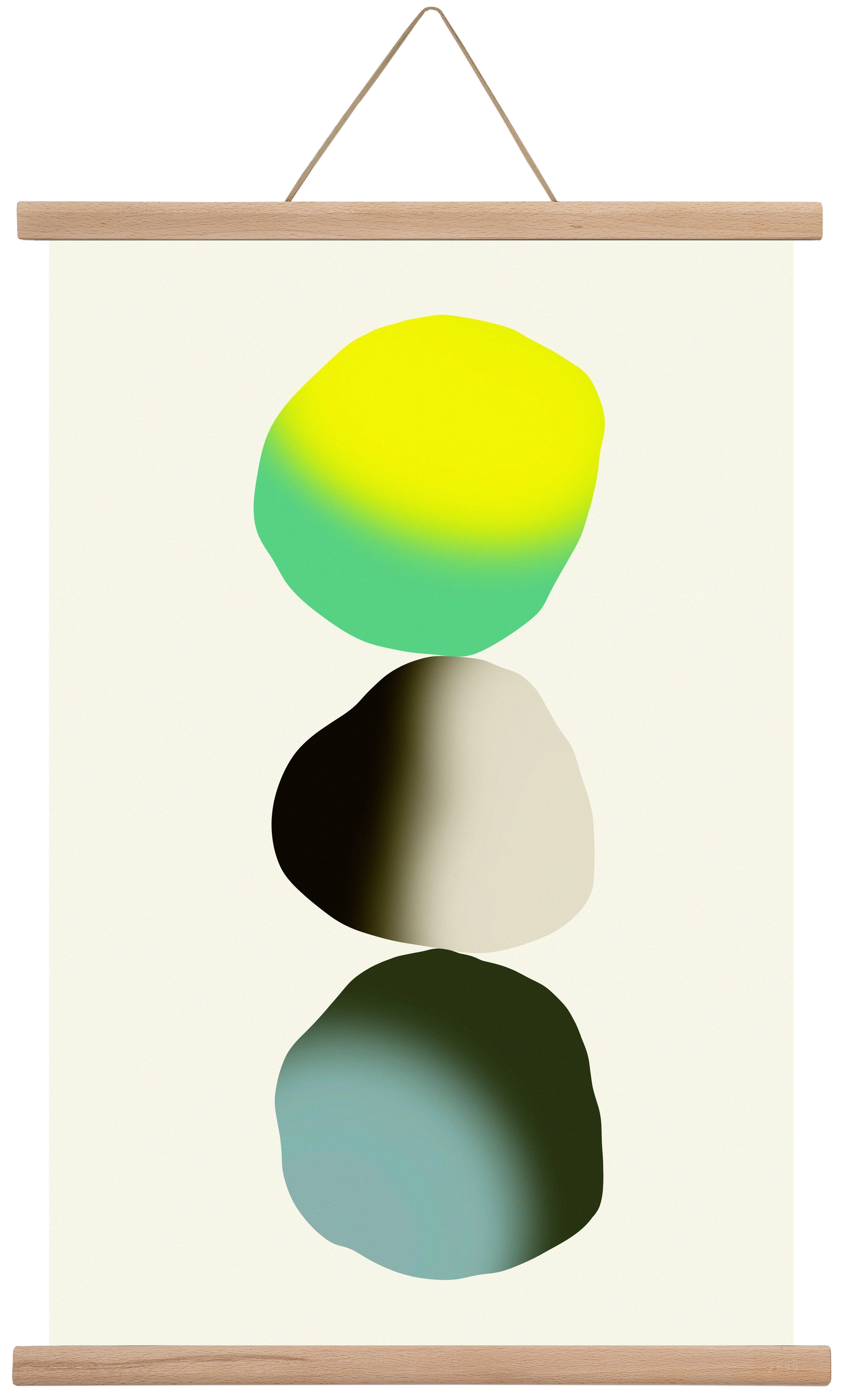 STABILITY, 40x60 cm (40x60 cm), Tölgy akasztó