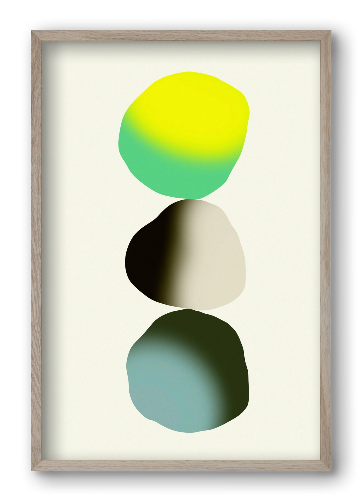 STABILITY, 40x60 cm (40x60 cm), Tölgy keret