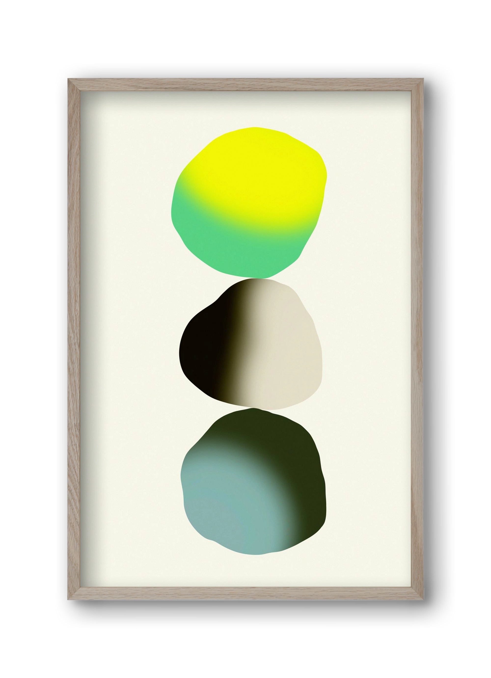 STABILITY, 30x45 cm (30x45 cm), Tölgy keret