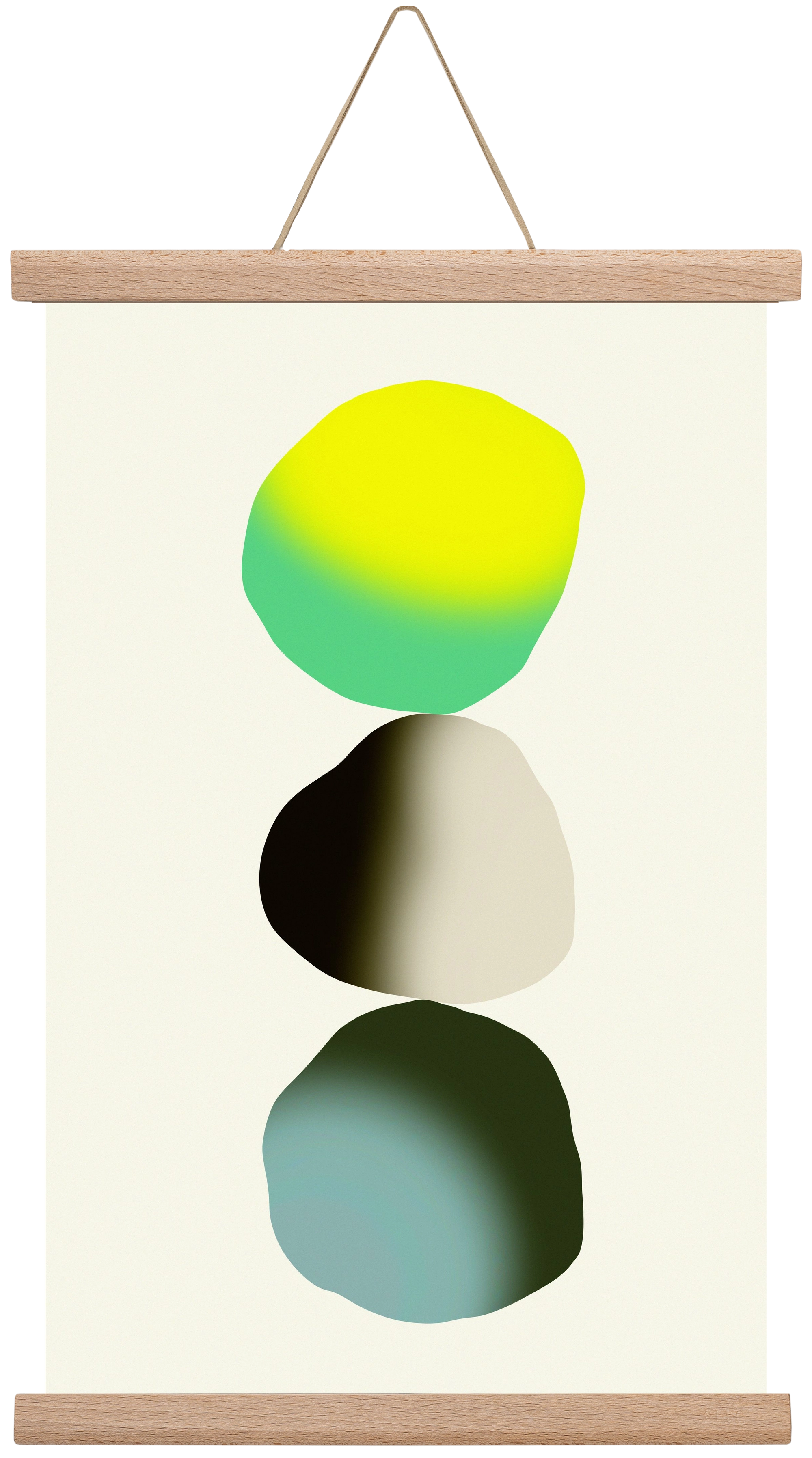 STABILITY, 30x45 cm (30x45 cm), Tölgy akasztó