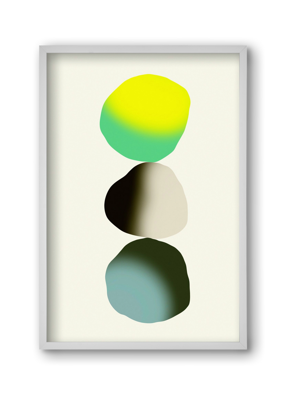 STABILITY, 30x45 cm (30x45 cm), Fehér keret