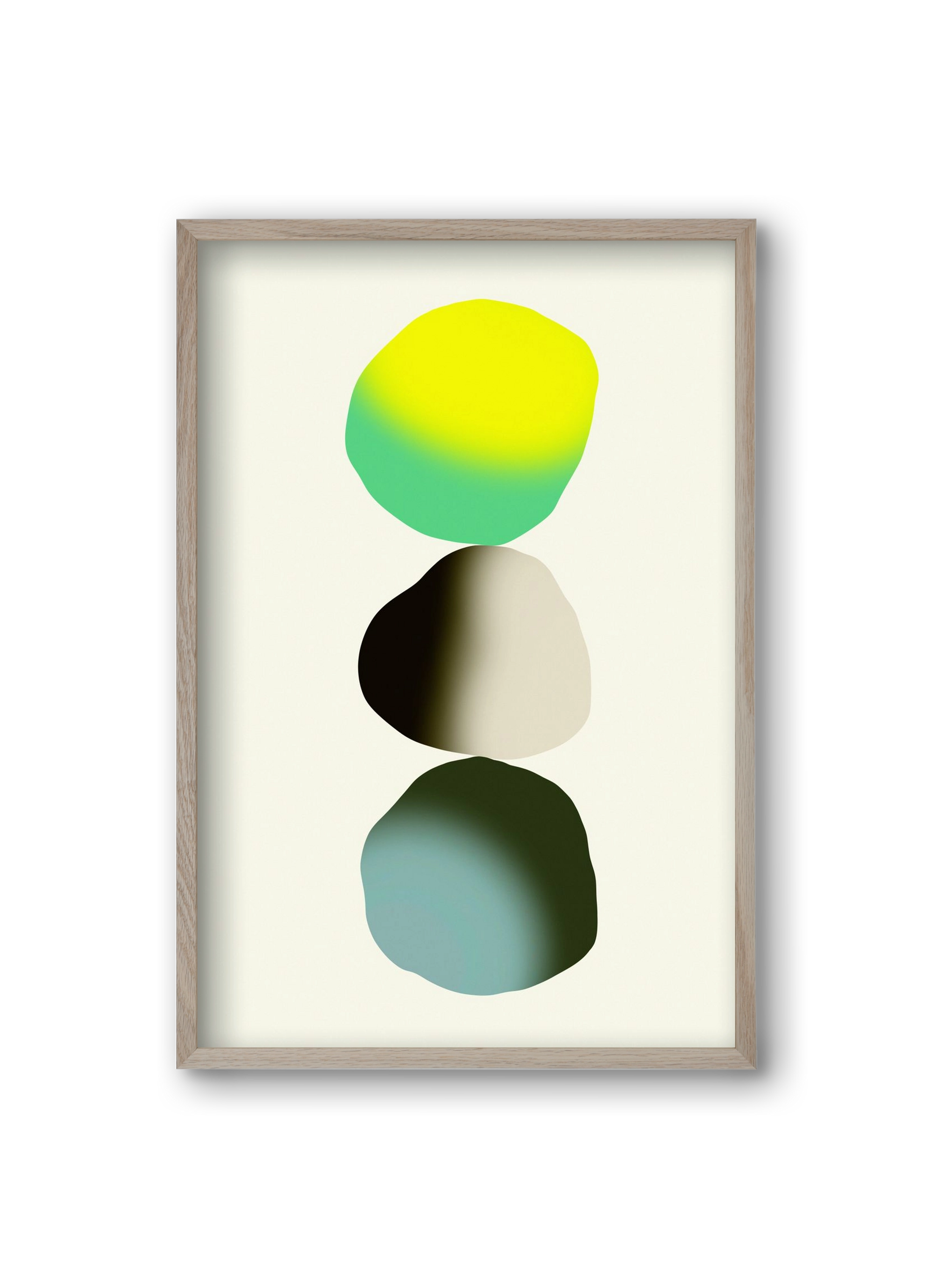 STABILITY, 20x30 cm (20x30 cm), Tölgy keret