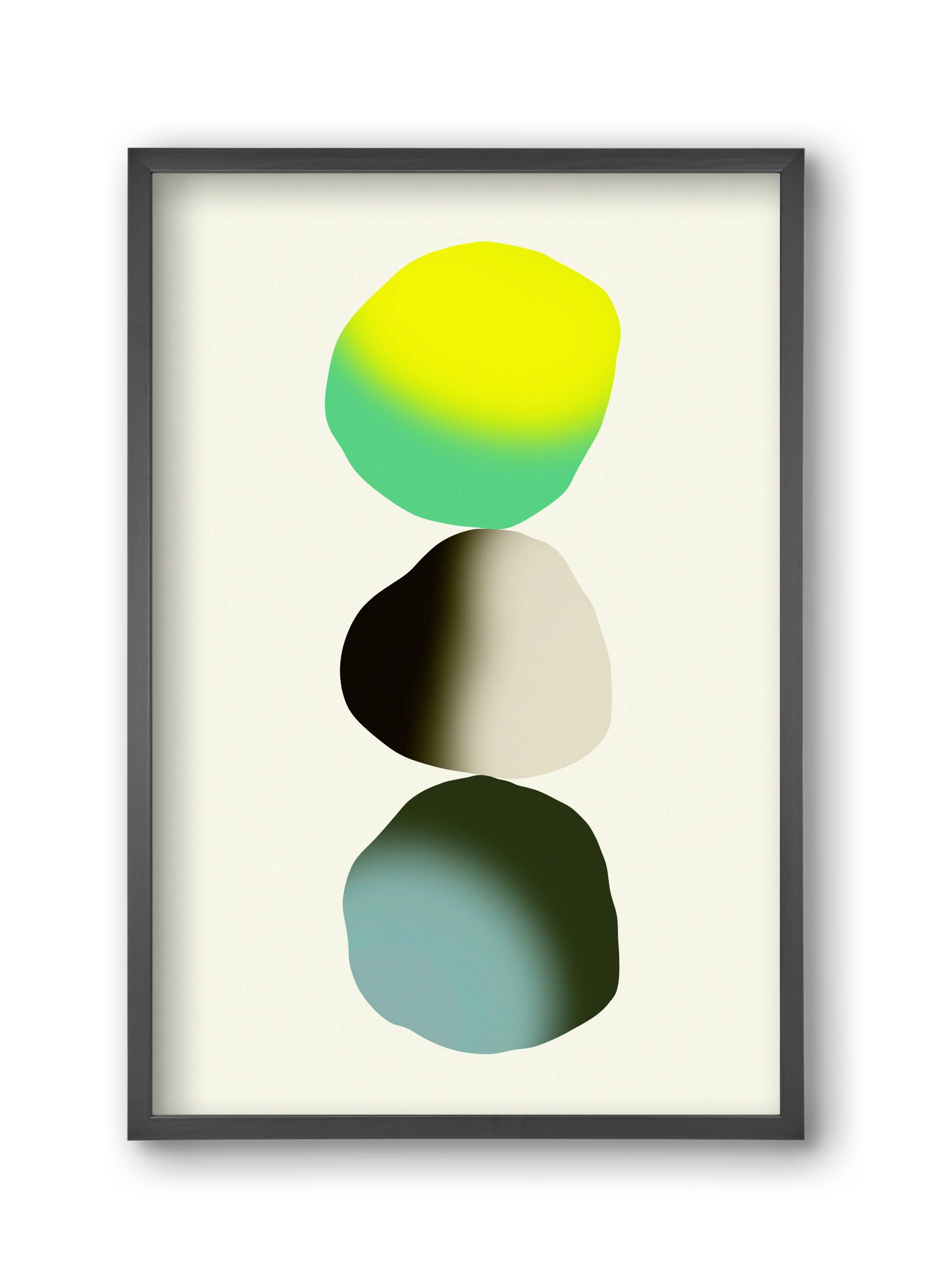 STABILITY, 30x45 cm (30x45 cm), Fekete keret