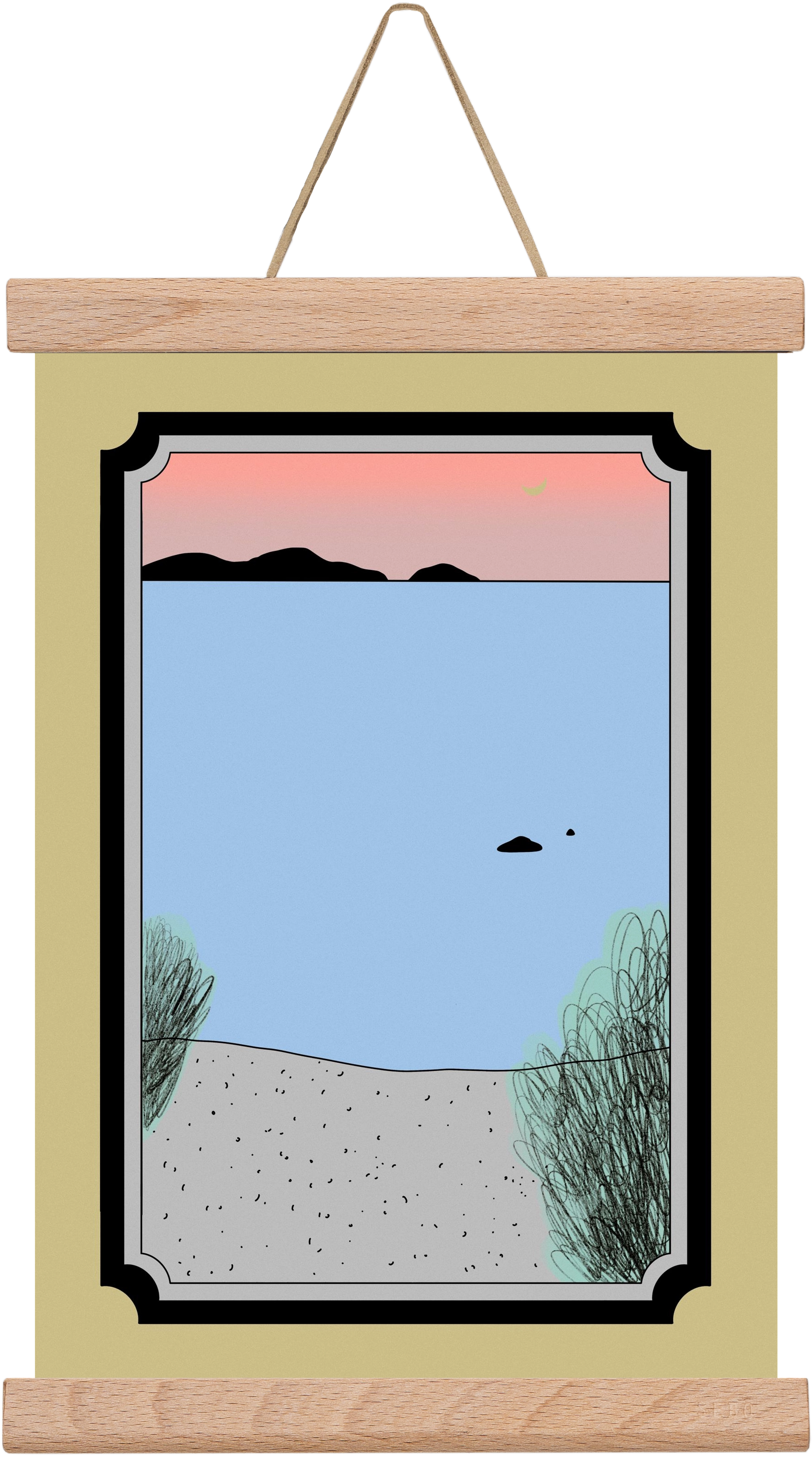 JUM, 20x30 cm (20x30 cm), Tölgy akasztó