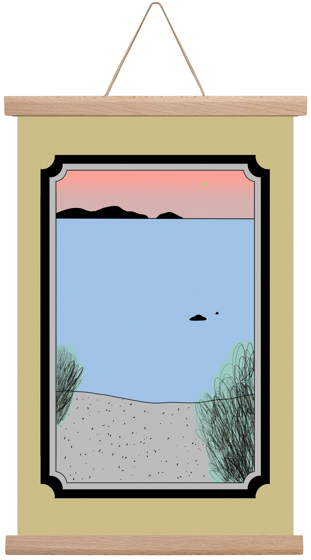 JUM, 30x45 cm (30x45 cm), Tölgy akasztó