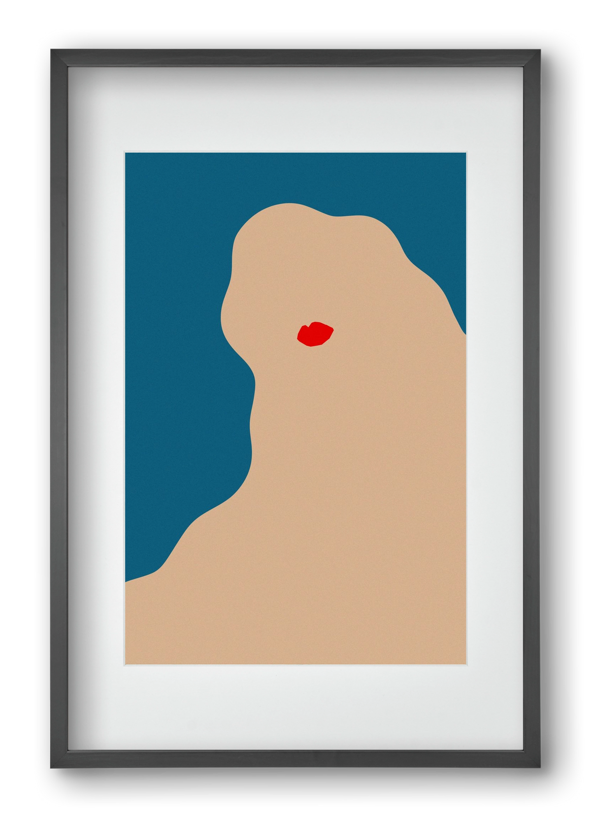 AFFECTION, 40x60 cm (30x45 cm), Fekete keret, paszpartuval