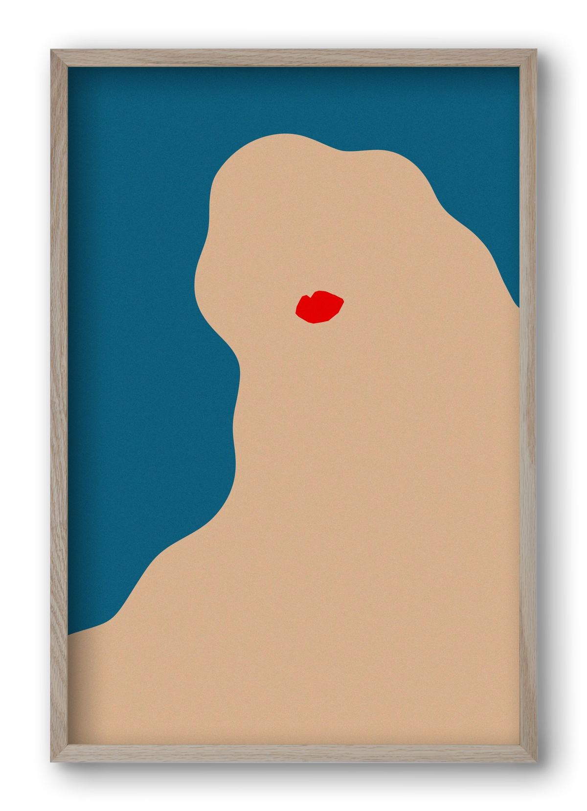 AFFECTION, 40x60 cm (40x60 cm), Tölgy keret