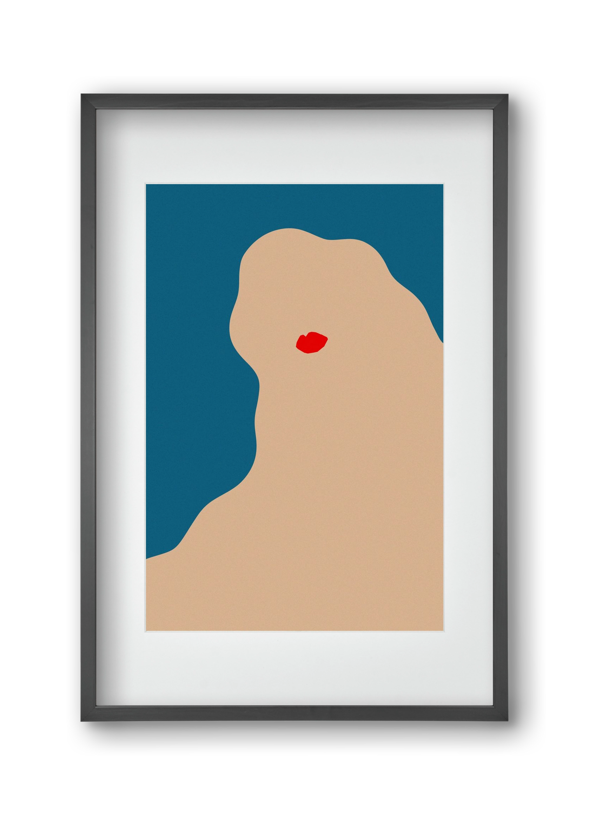 AFFECTION, 30x45 cm (20x30 cm), Fekete keret, paszpartuval