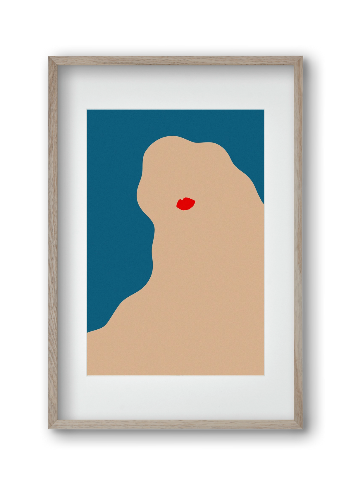 AFFECTION, 30x45 cm (20x30 cm), Tölgy keret, paszpartuval