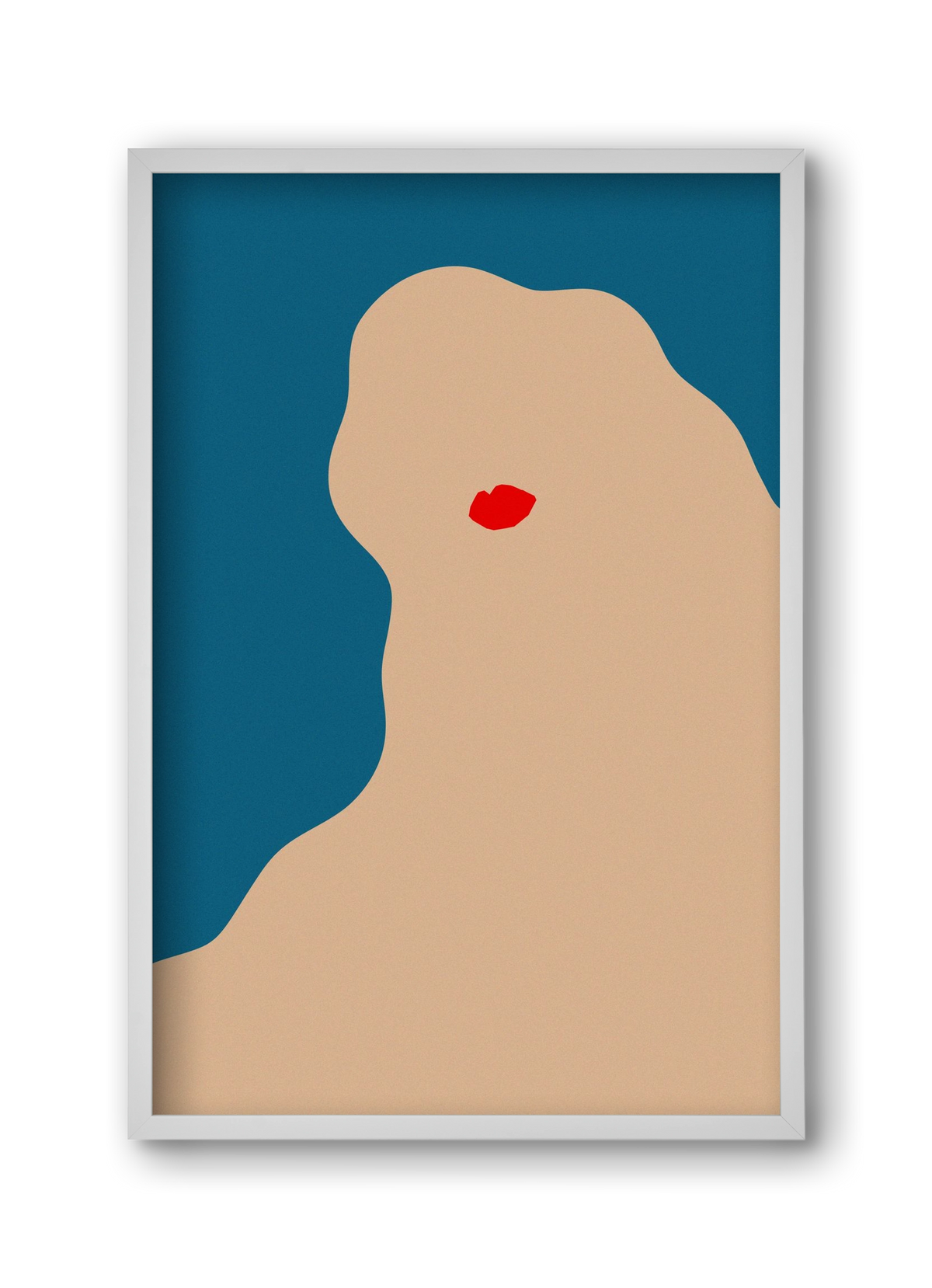 AFFECTION, 30x45 cm (30x45 cm), Fehér keret