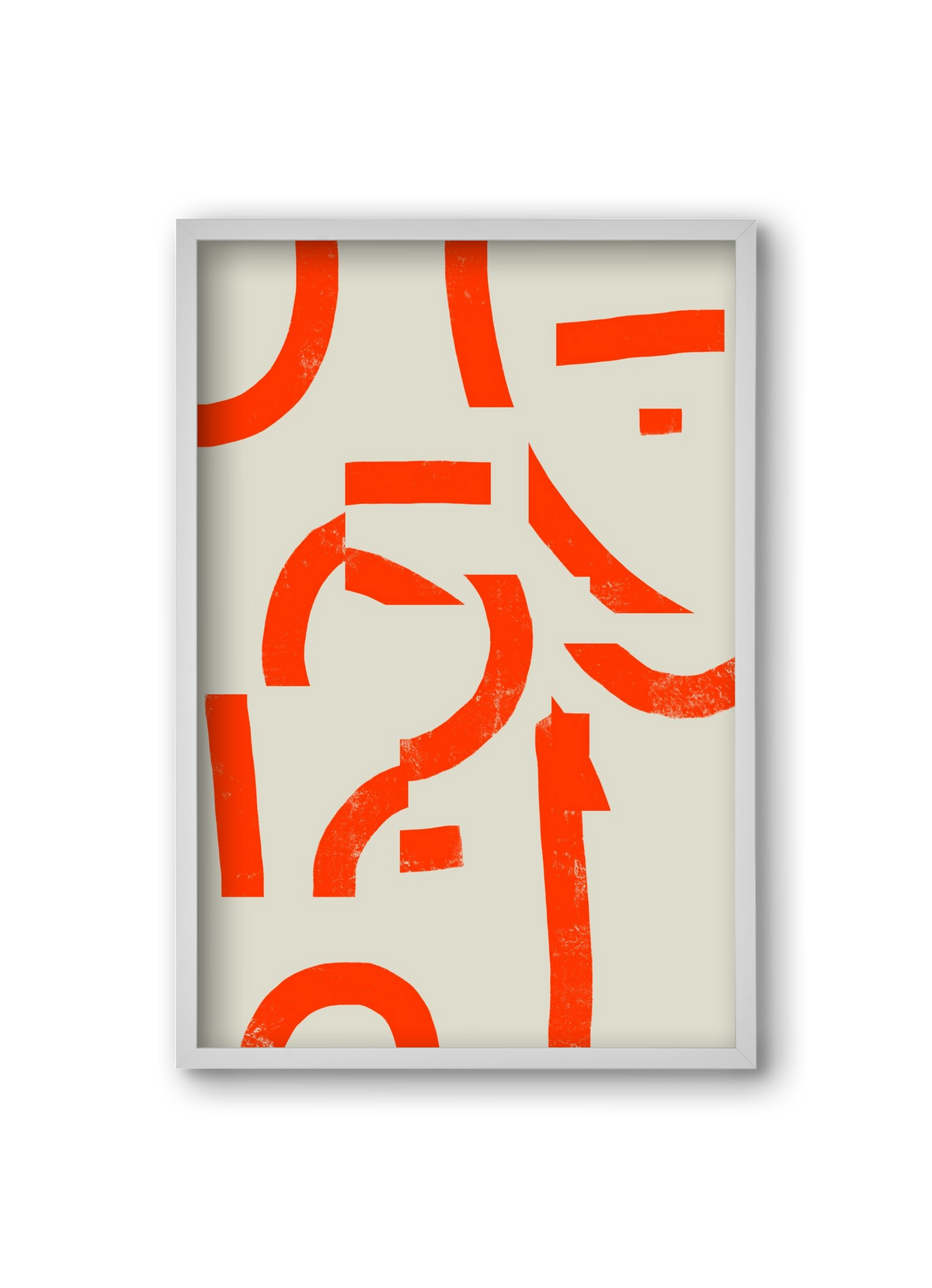 Process, 20x30 cm (20x30 cm), Fehér keret