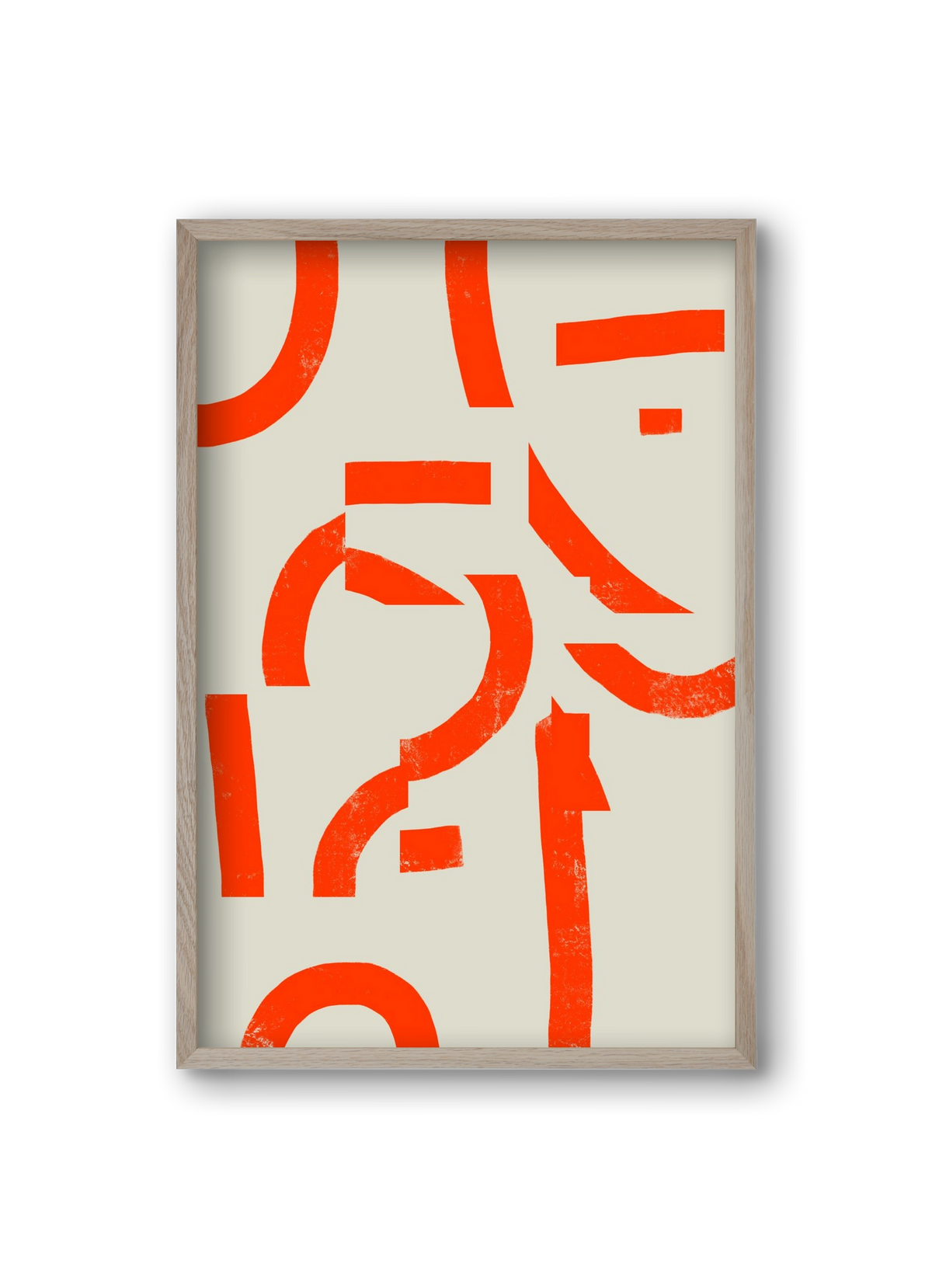 Process, 20x30 cm (20x30 cm), Tölgy keret