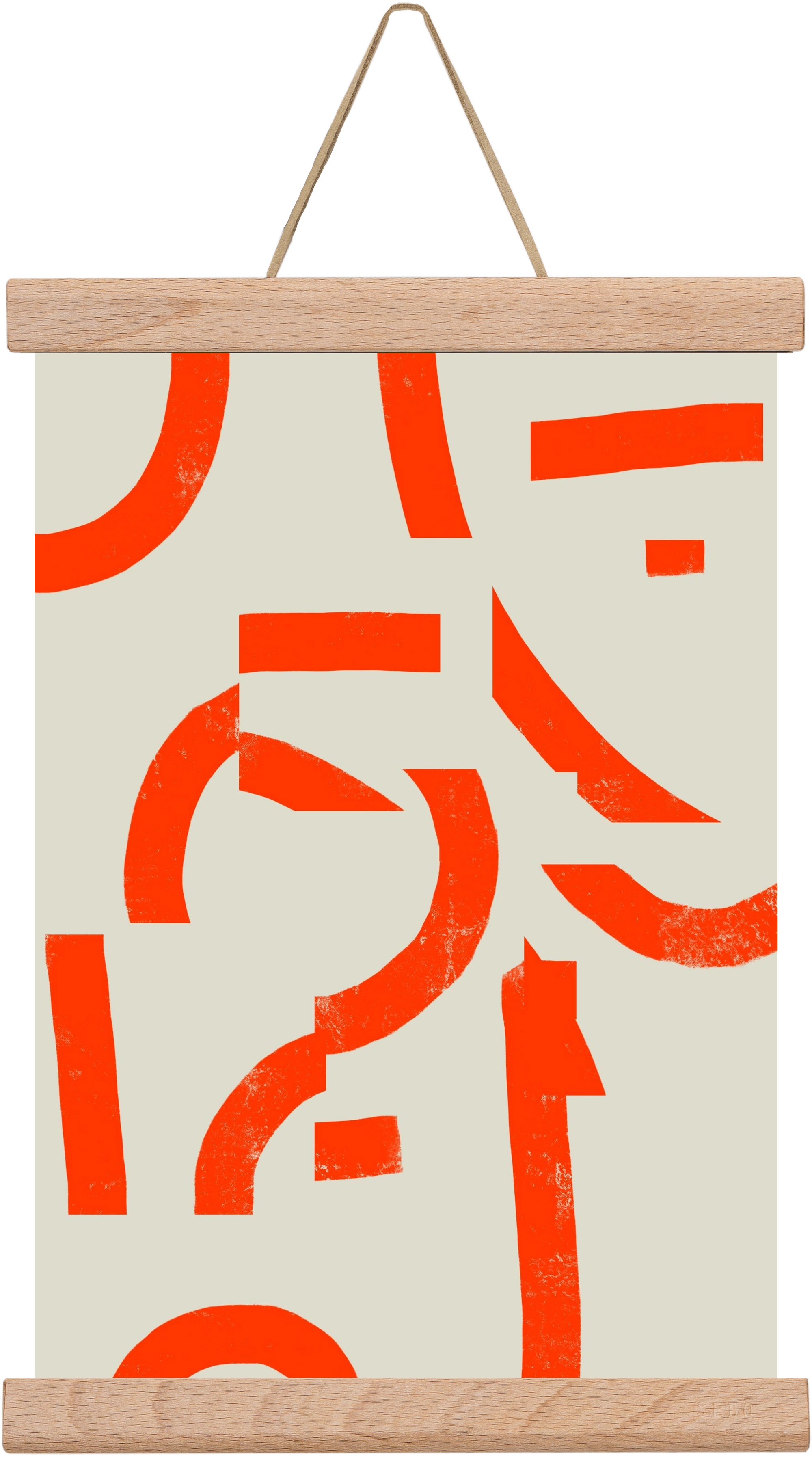 Process, 20x30 cm (20x30 cm), Tölgy akasztó