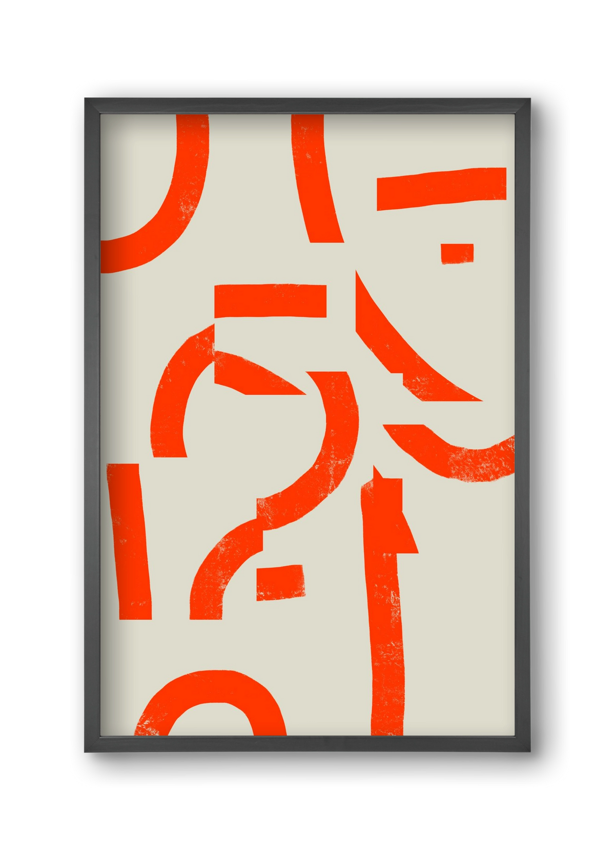 Process, 30x45 cm (30x45 cm), Fekete keret