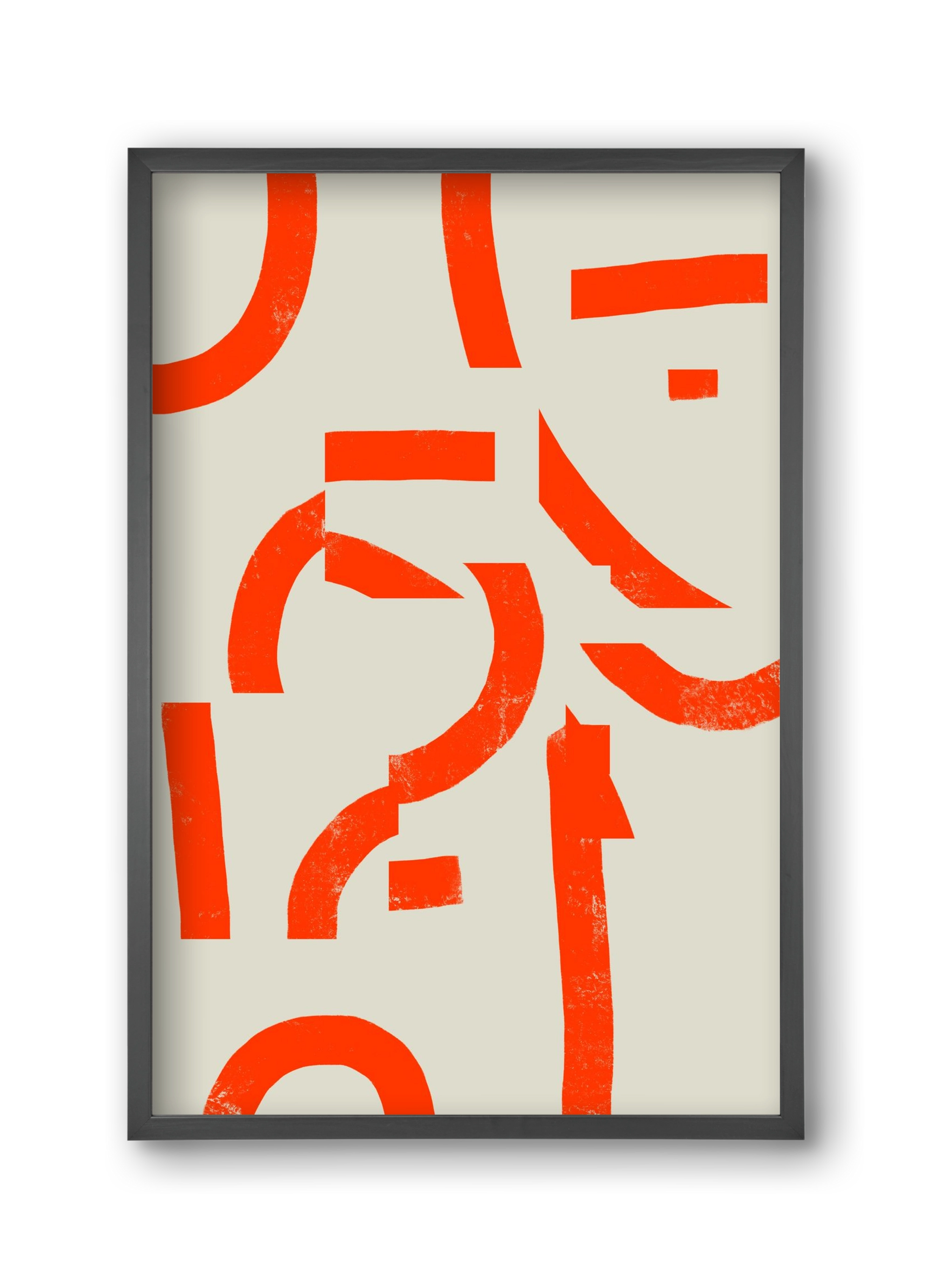 Process, 30x45 cm (30x45 cm), Fekete keret