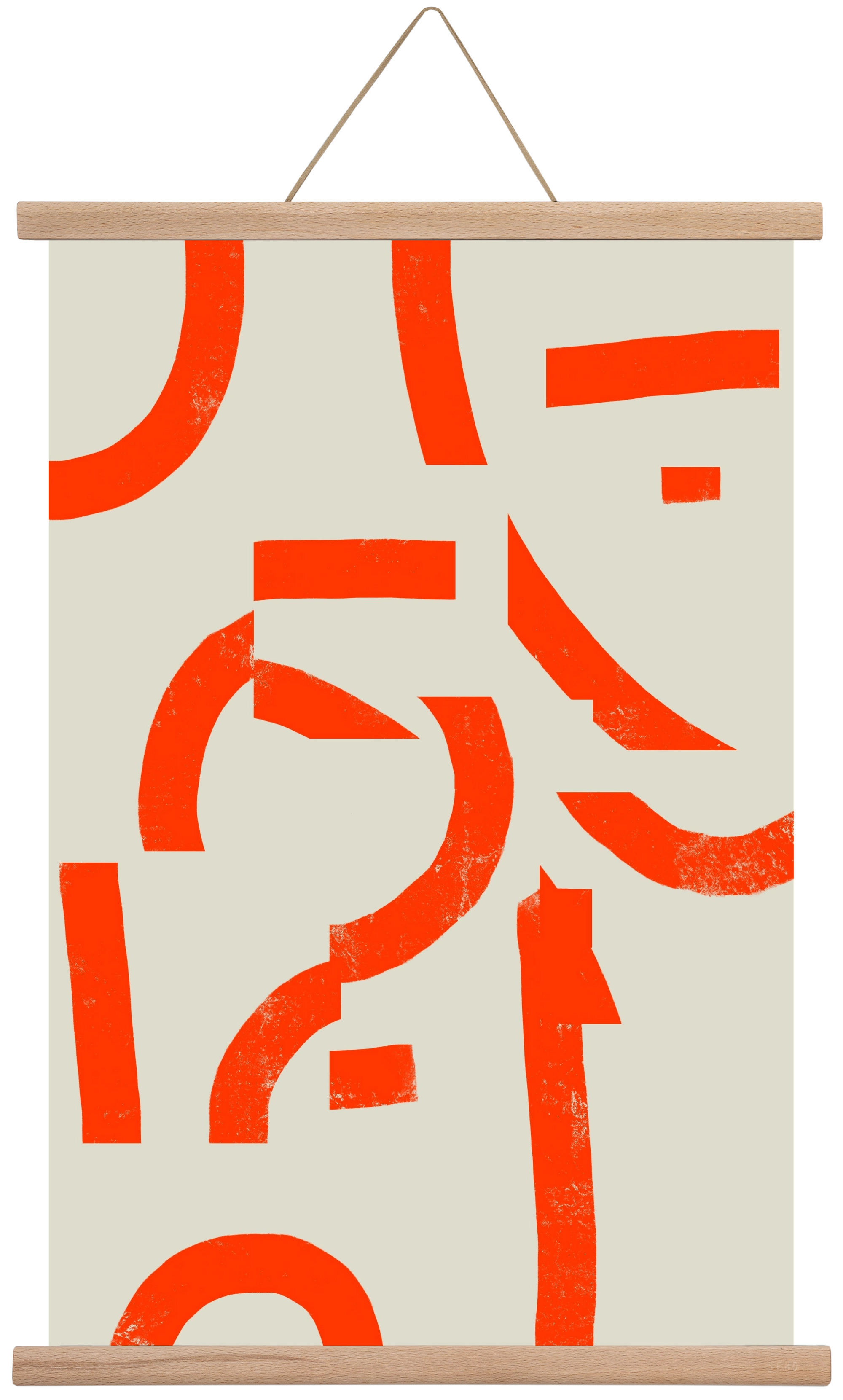 Process, 40x60 cm (40x60 cm), Tölgy akasztó