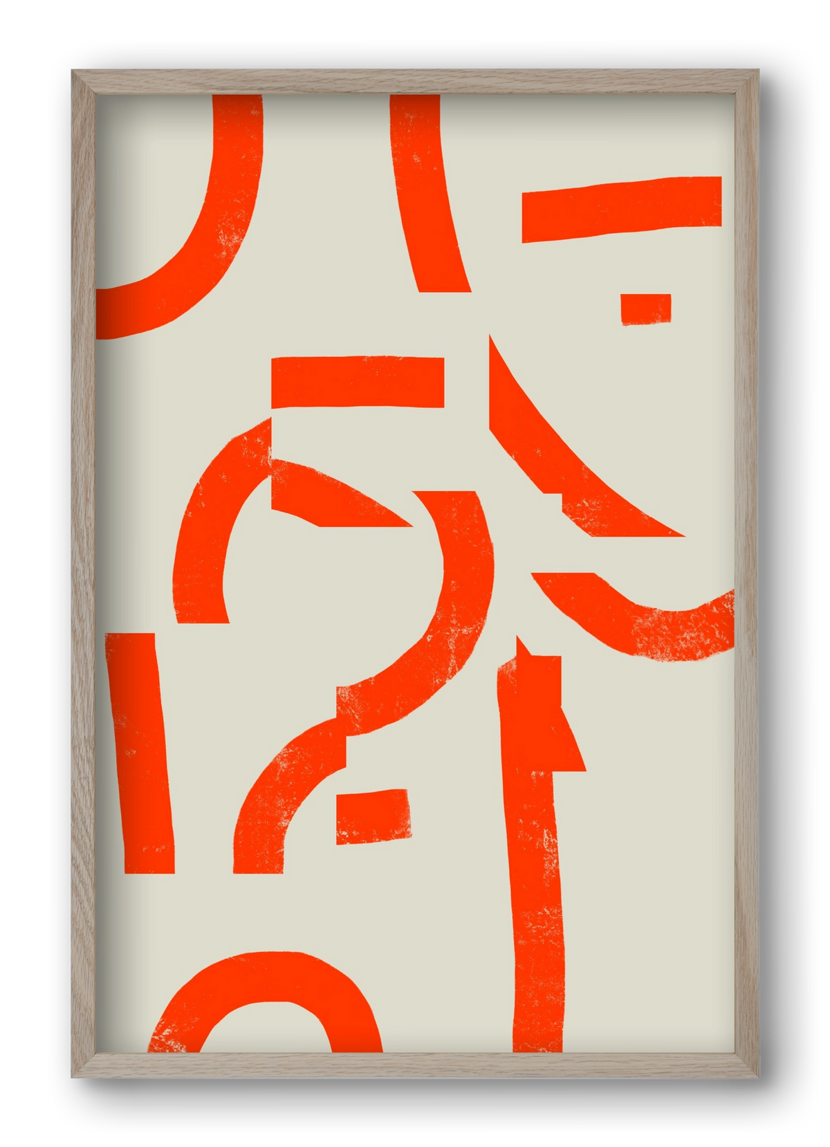 Process, 40x60 cm (40x60 cm), Tölgy keret