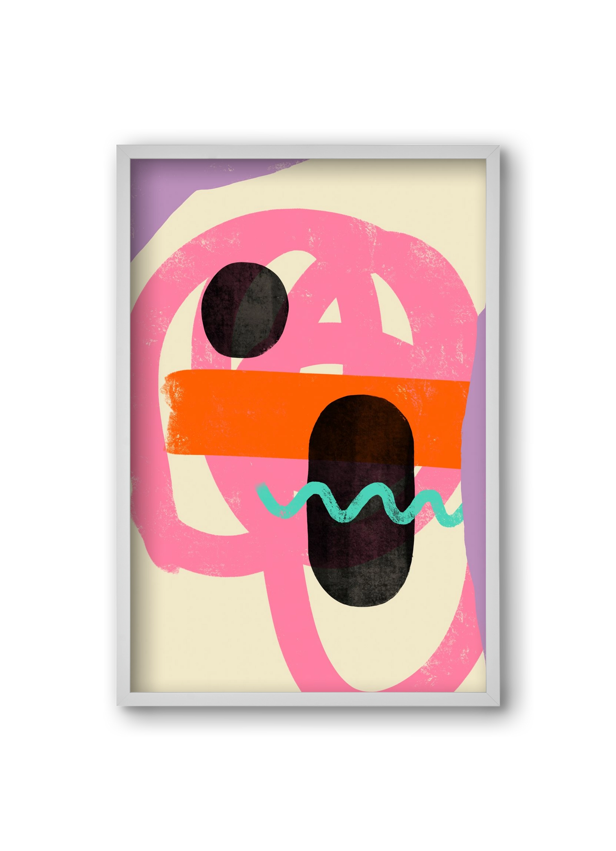 THOUGHTS, 20x30 cm (20x30 cm), Fehér keret