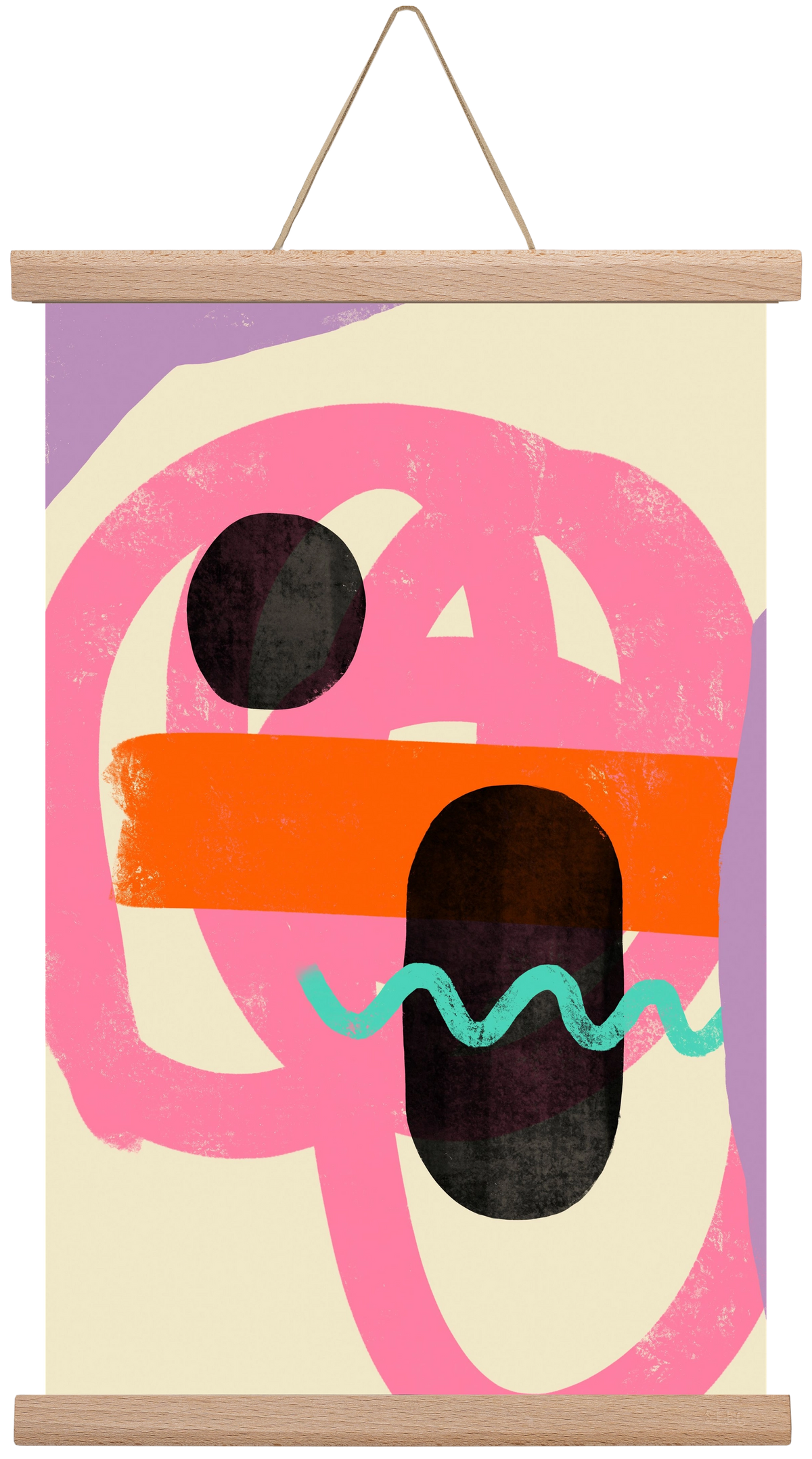 THOUGHTS, 30x45 cm (30x45 cm), Tölgy akasztó