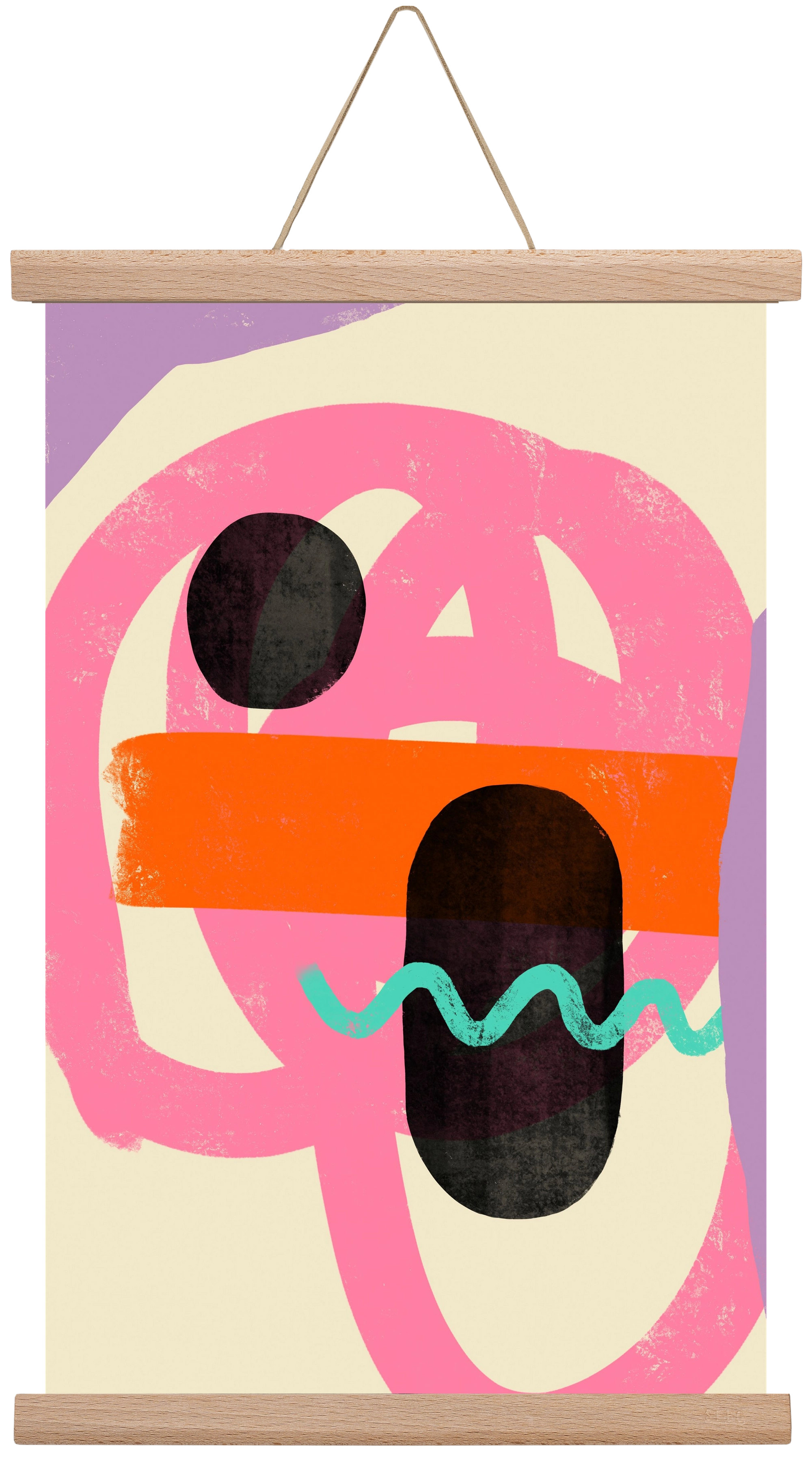 THOUGHTS, 30x45 cm (30x45 cm), Tölgy akasztó