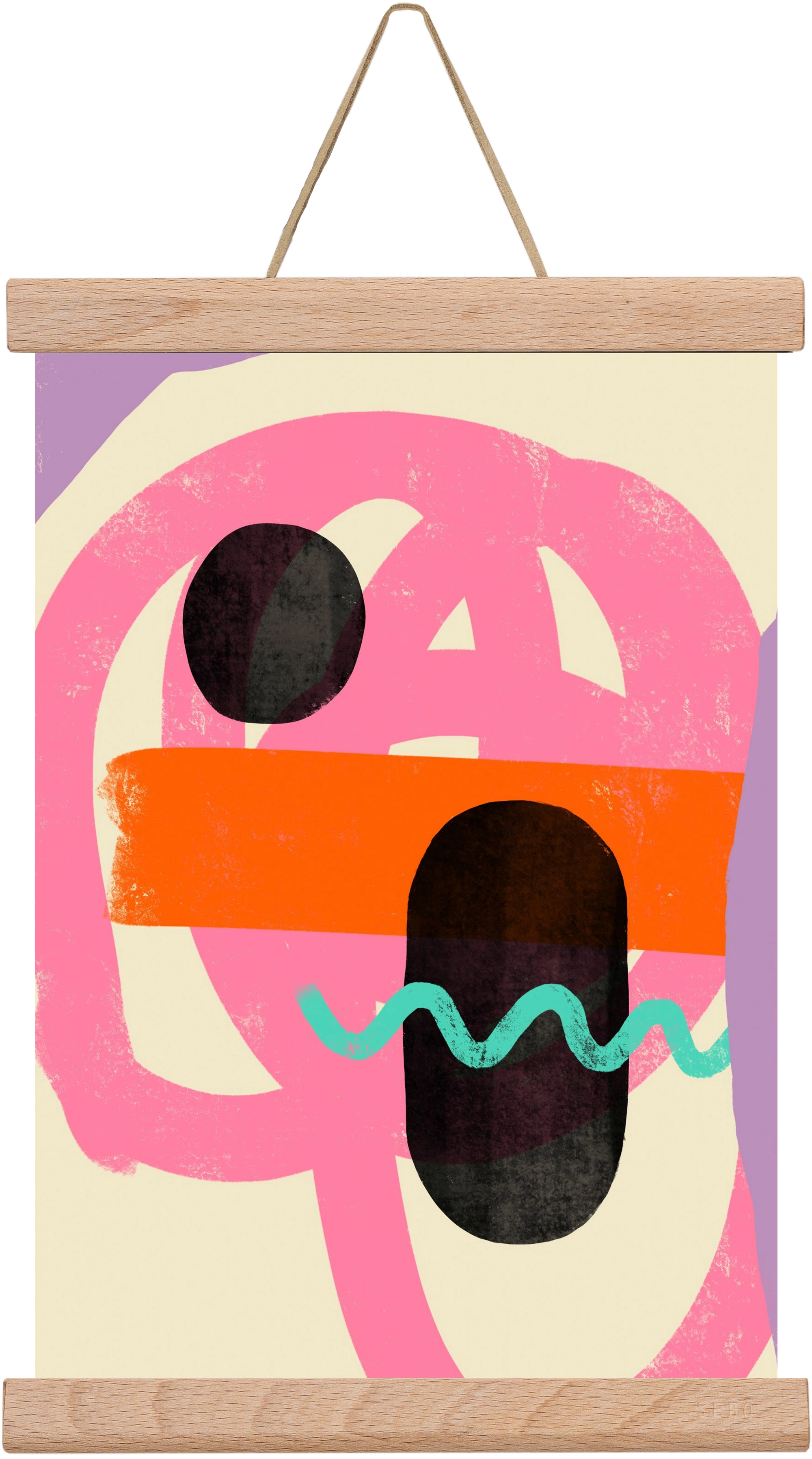 THOUGHTS, 20x30 cm (20x30 cm), Tölgy akasztó