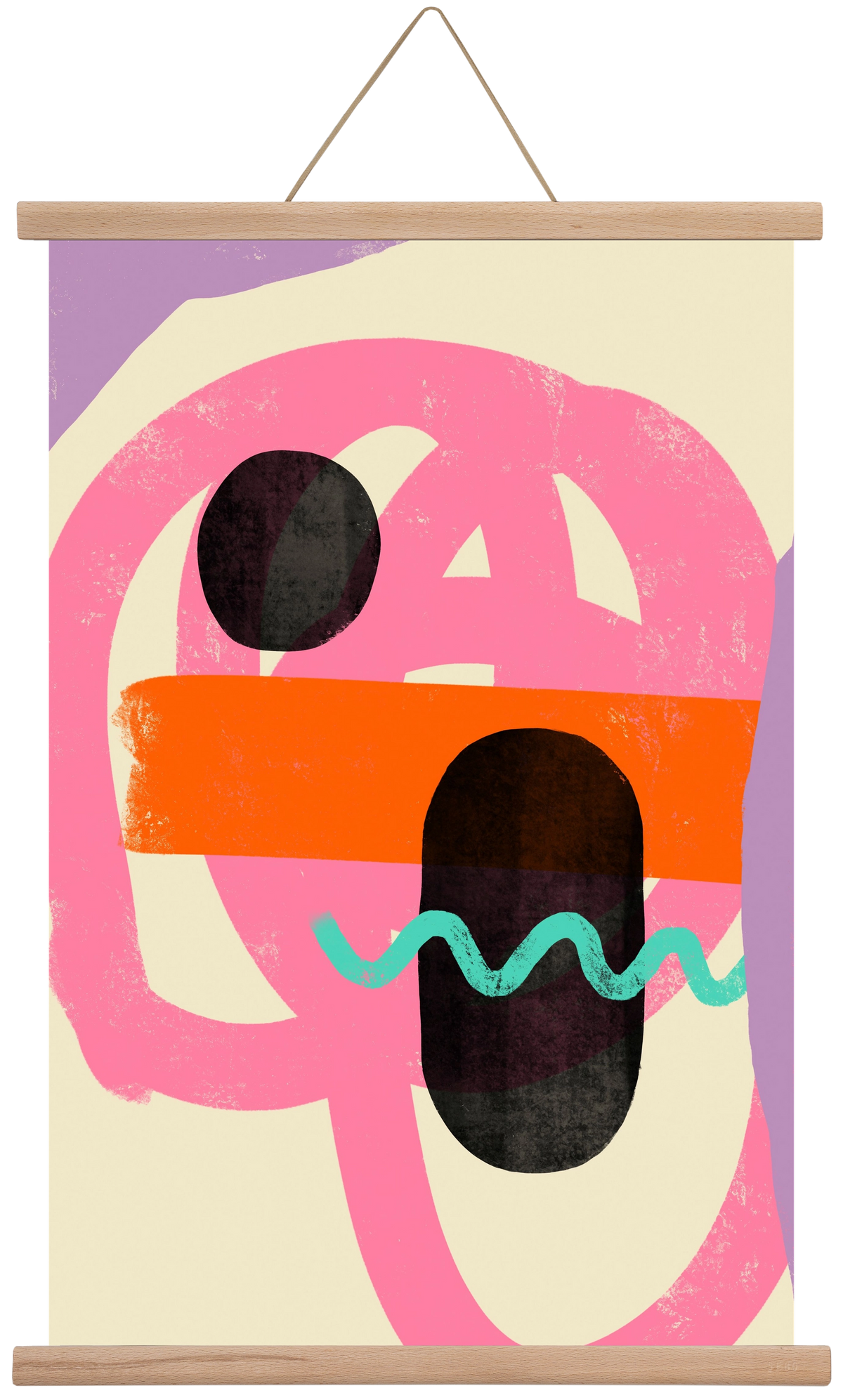 THOUGHTS, 40x60 cm (40x60 cm), Tölgy akasztó