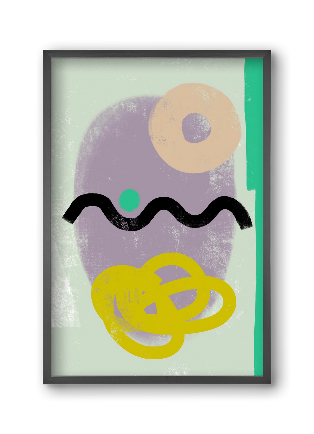 CONVERSATION, 30x45 cm (30x45 cm), Fekete keret