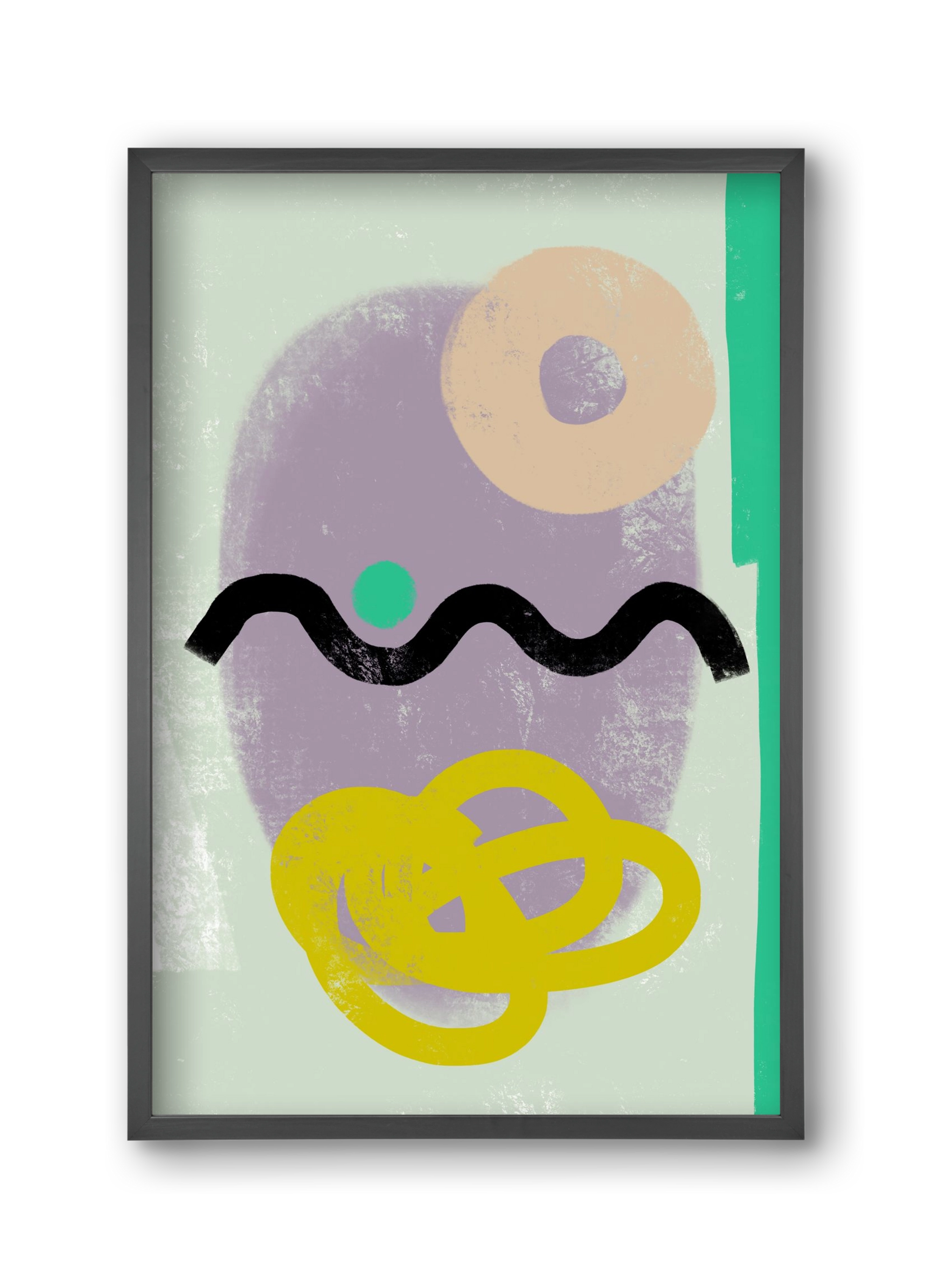 CONVERSATION, 30x45 cm (30x45 cm), Fekete keret