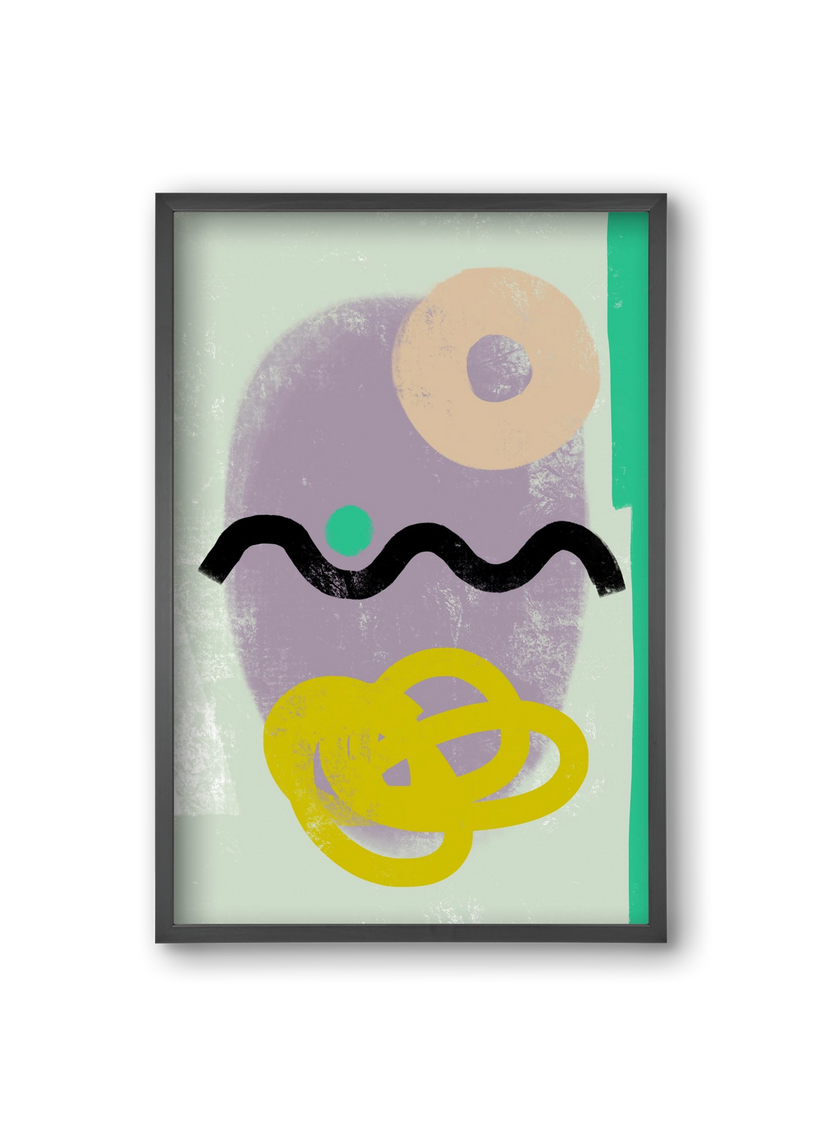 CONVERSATION, 20x30 cm (20x30 cm), Fekete keret