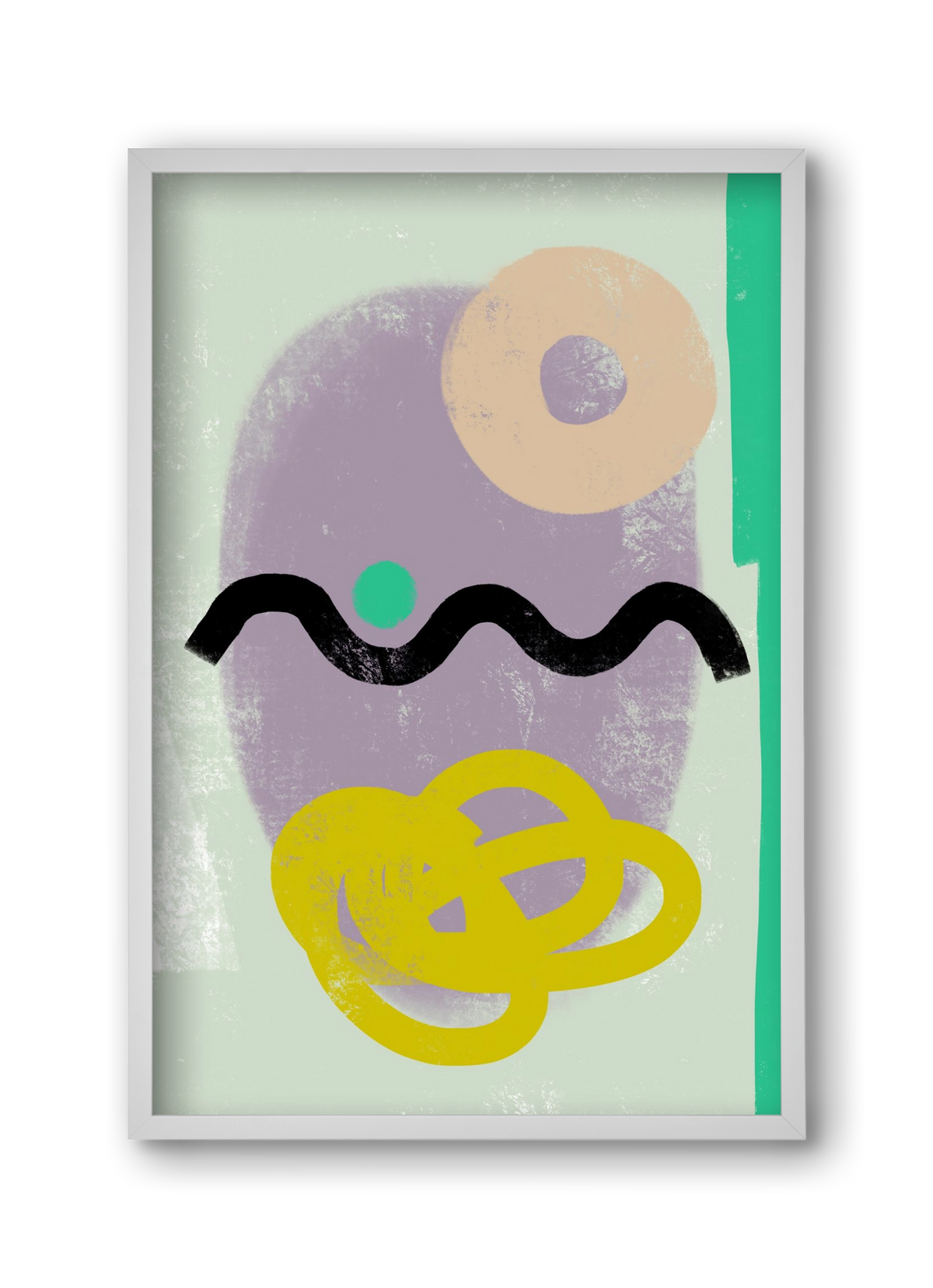 CONVERSATION, 30x45 cm (30x45 cm), Fehér keret