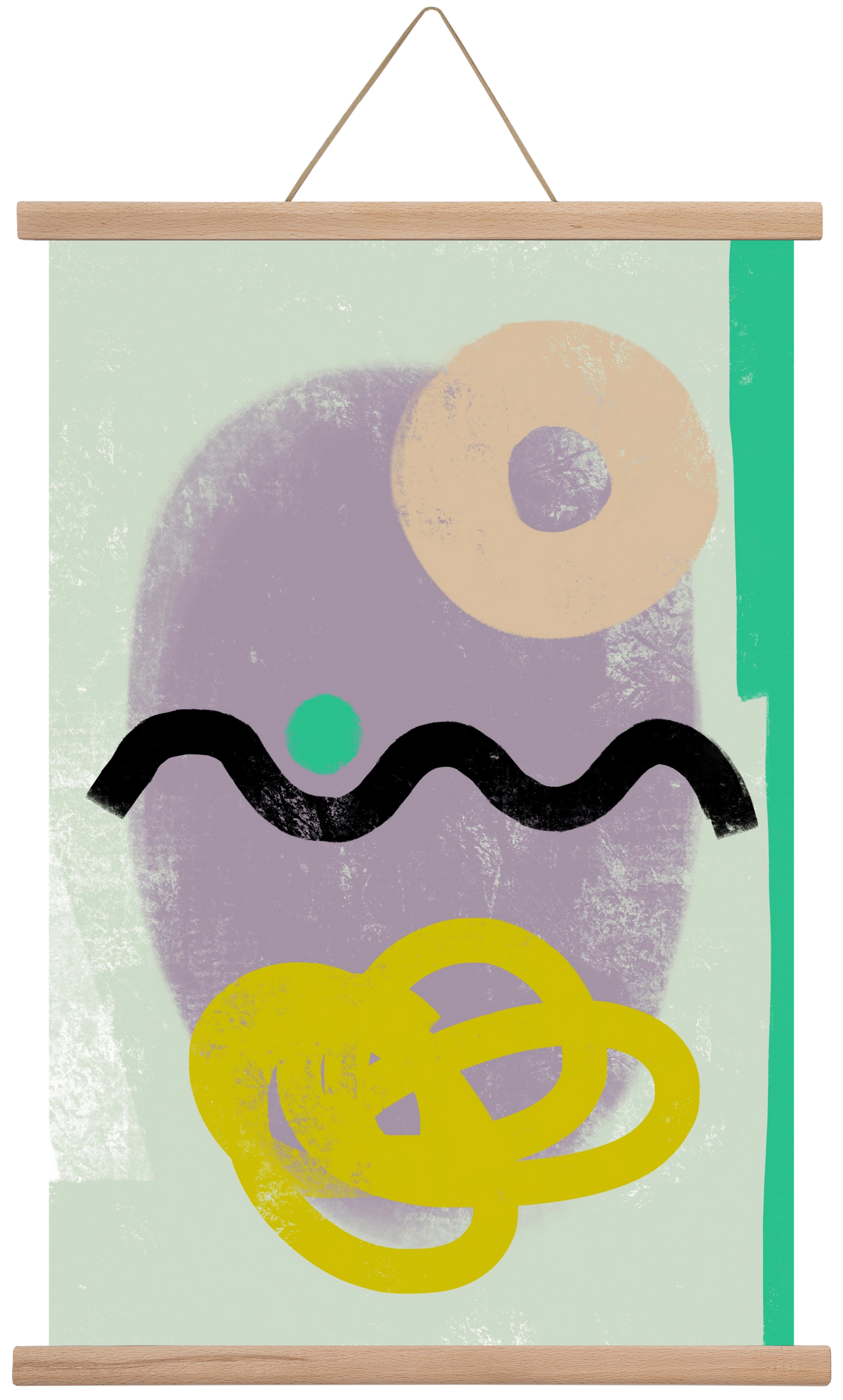 CONVERSATION, 40x60 cm (40x60 cm), Tölgy akasztó