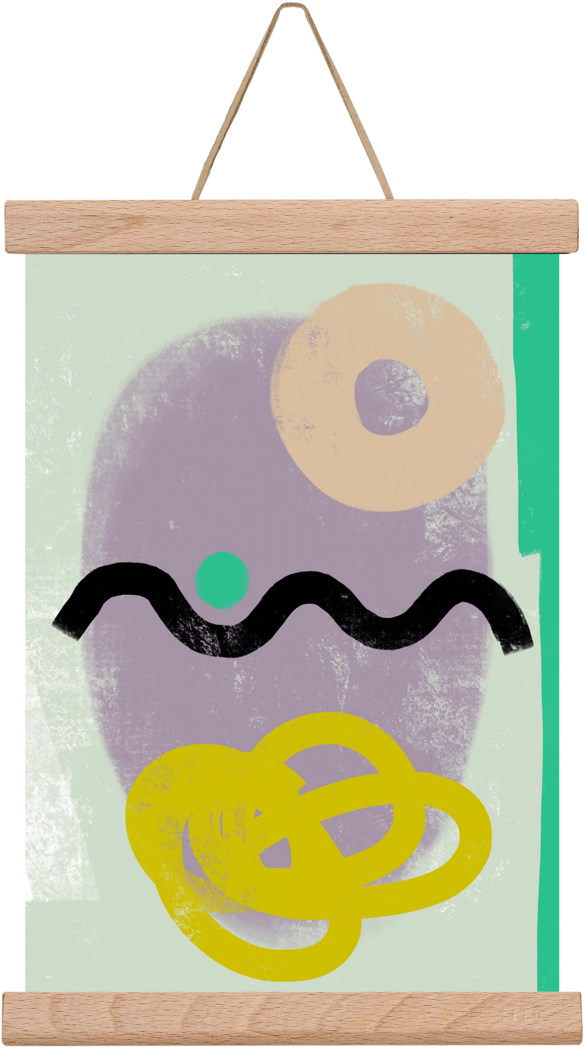 CONVERSATION, 20x30 cm (20x30 cm), Tölgy akasztó