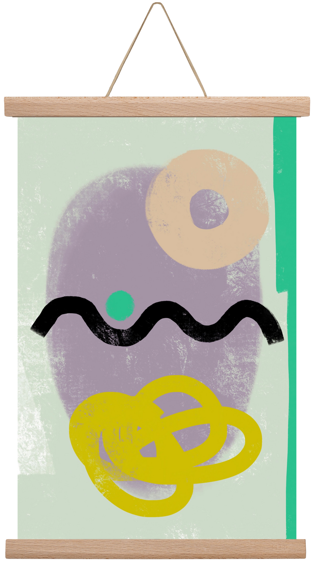 CONVERSATION, 30x45 cm (30x45 cm), Tölgy akasztó