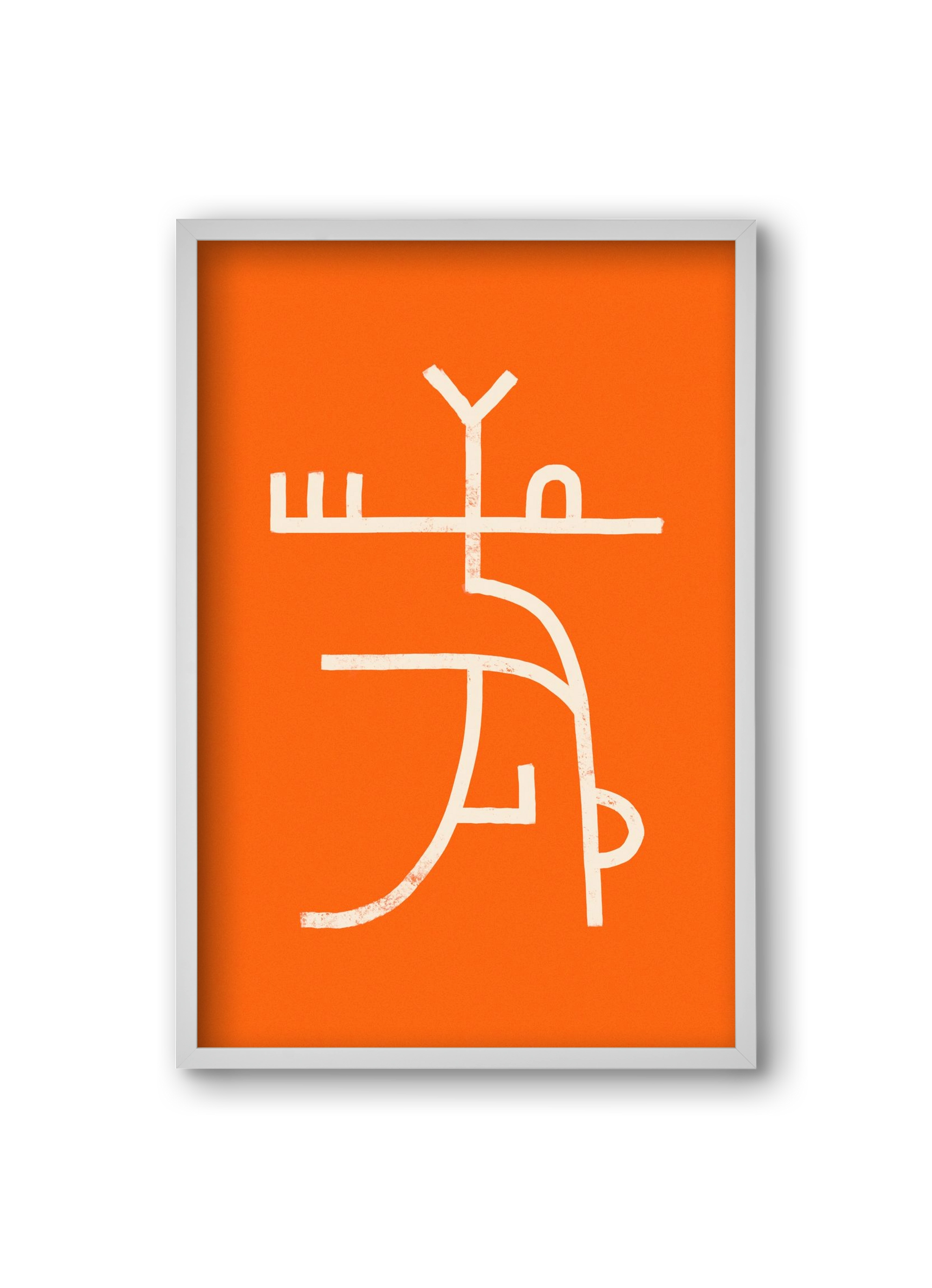 GOAT DANCE, 20x30 cm (20x30 cm), Fehér keret