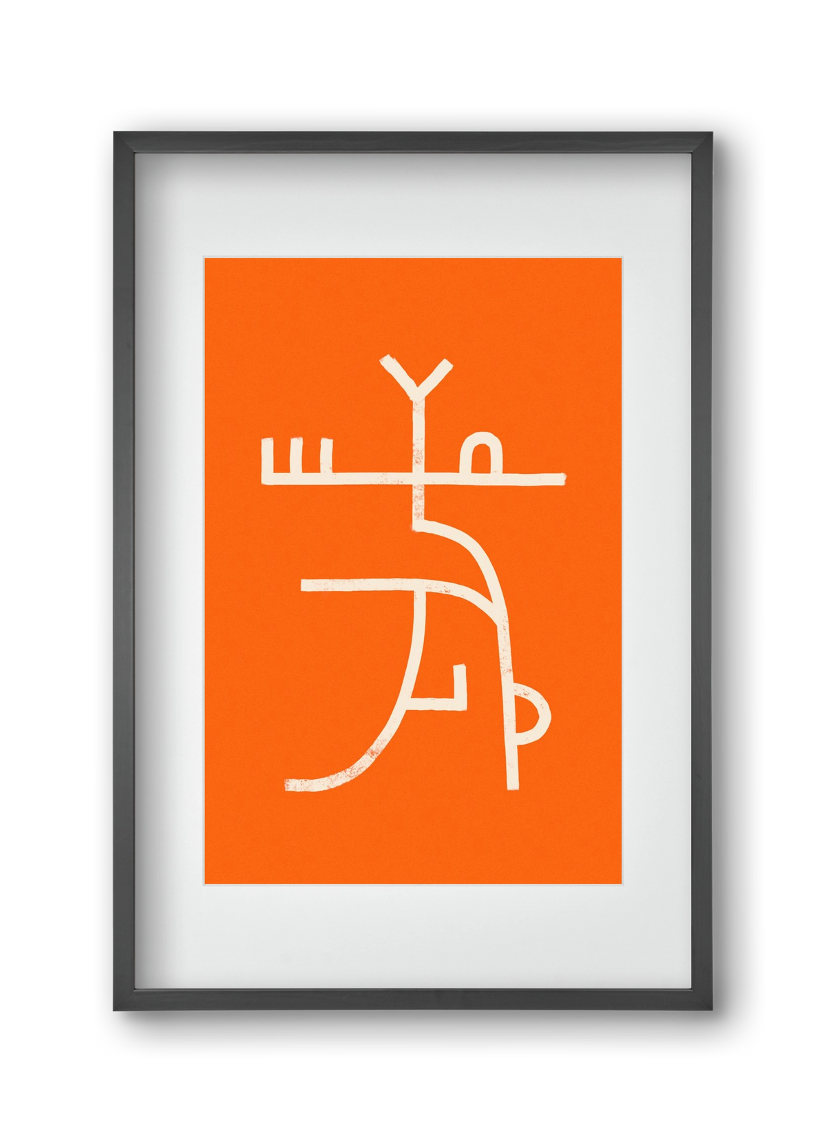 GOAT DANCE, 30x45 cm (20x30 cm), Fekete keret, paszpartuval