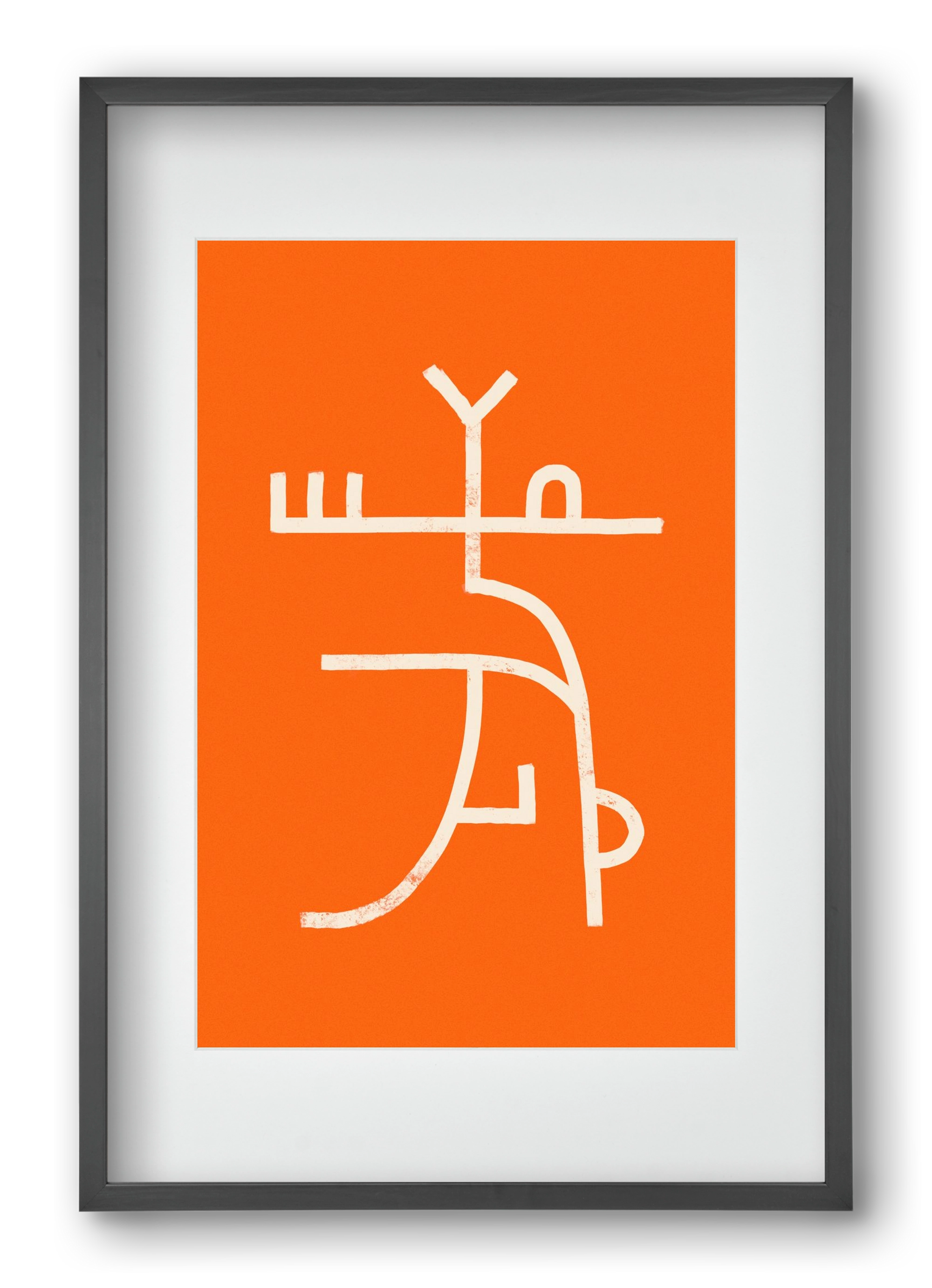 GOAT DANCE, 40x60 cm (30x45 cm), Fekete keret, paszpartuval