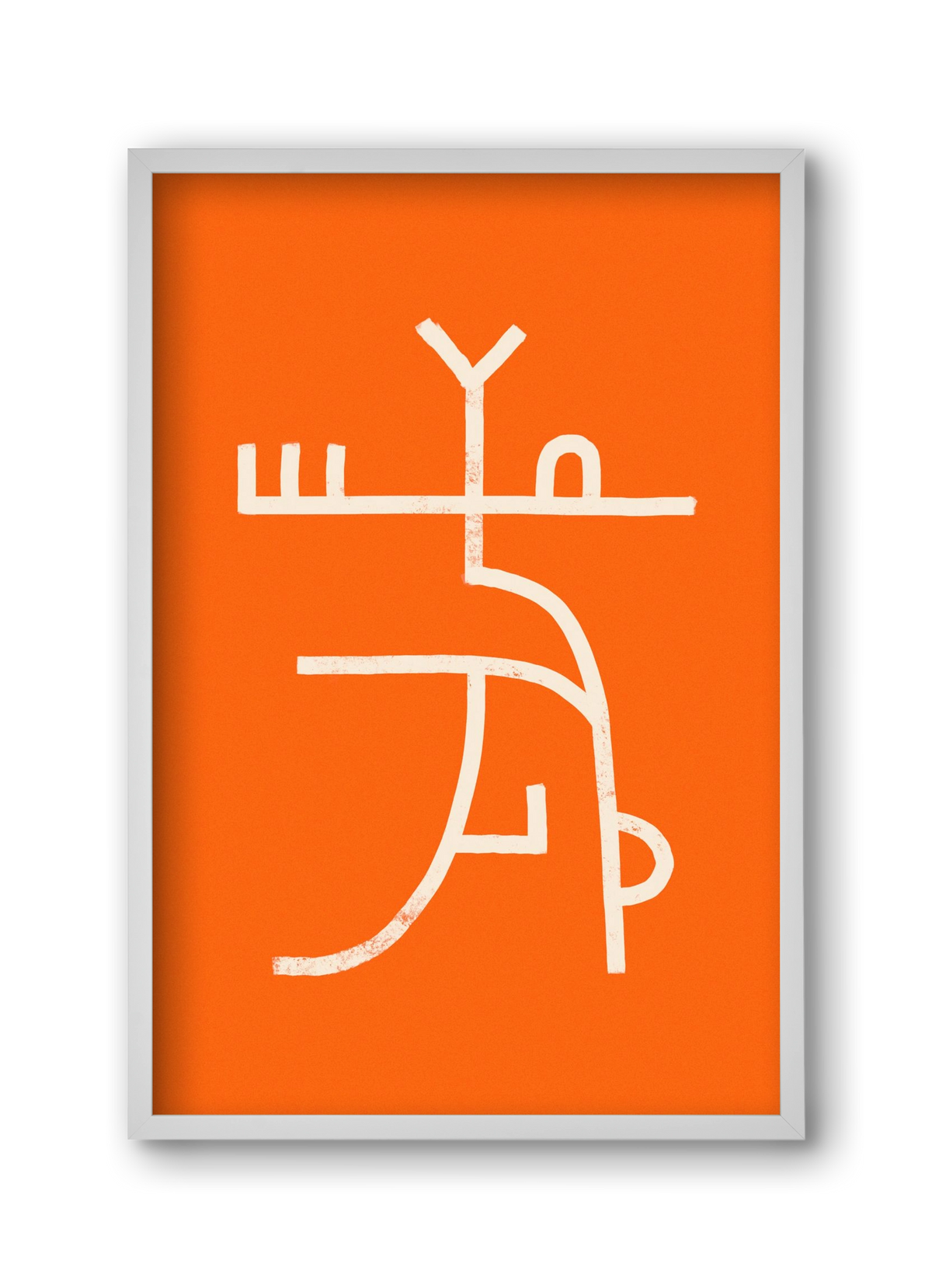 GOAT DANCE, 30x45 cm (30x45 cm), Fehér keret