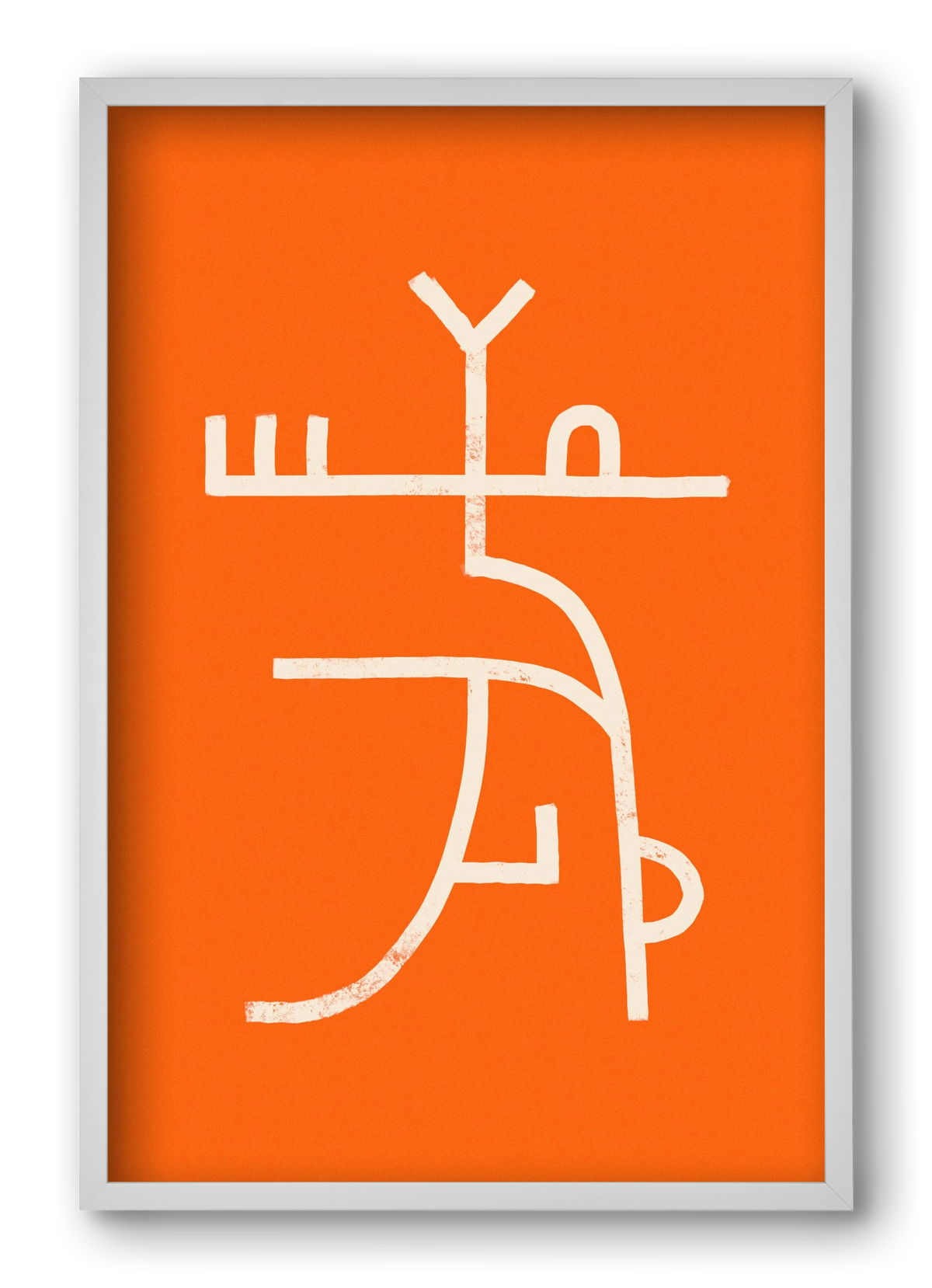 GOAT DANCE, 40x60 cm (40x60 cm), Fehér keret