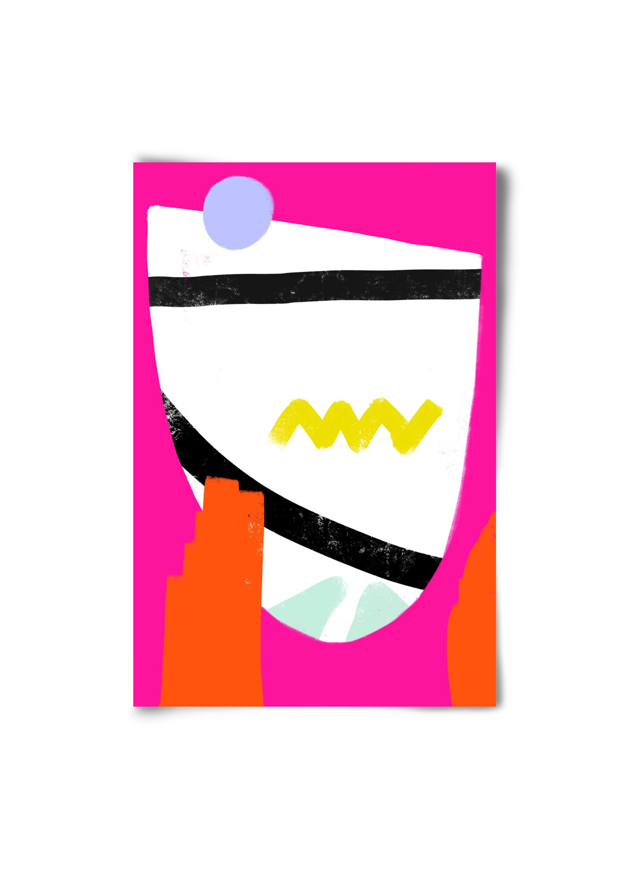 SMILE, 20x30 cm, Keret nélkül