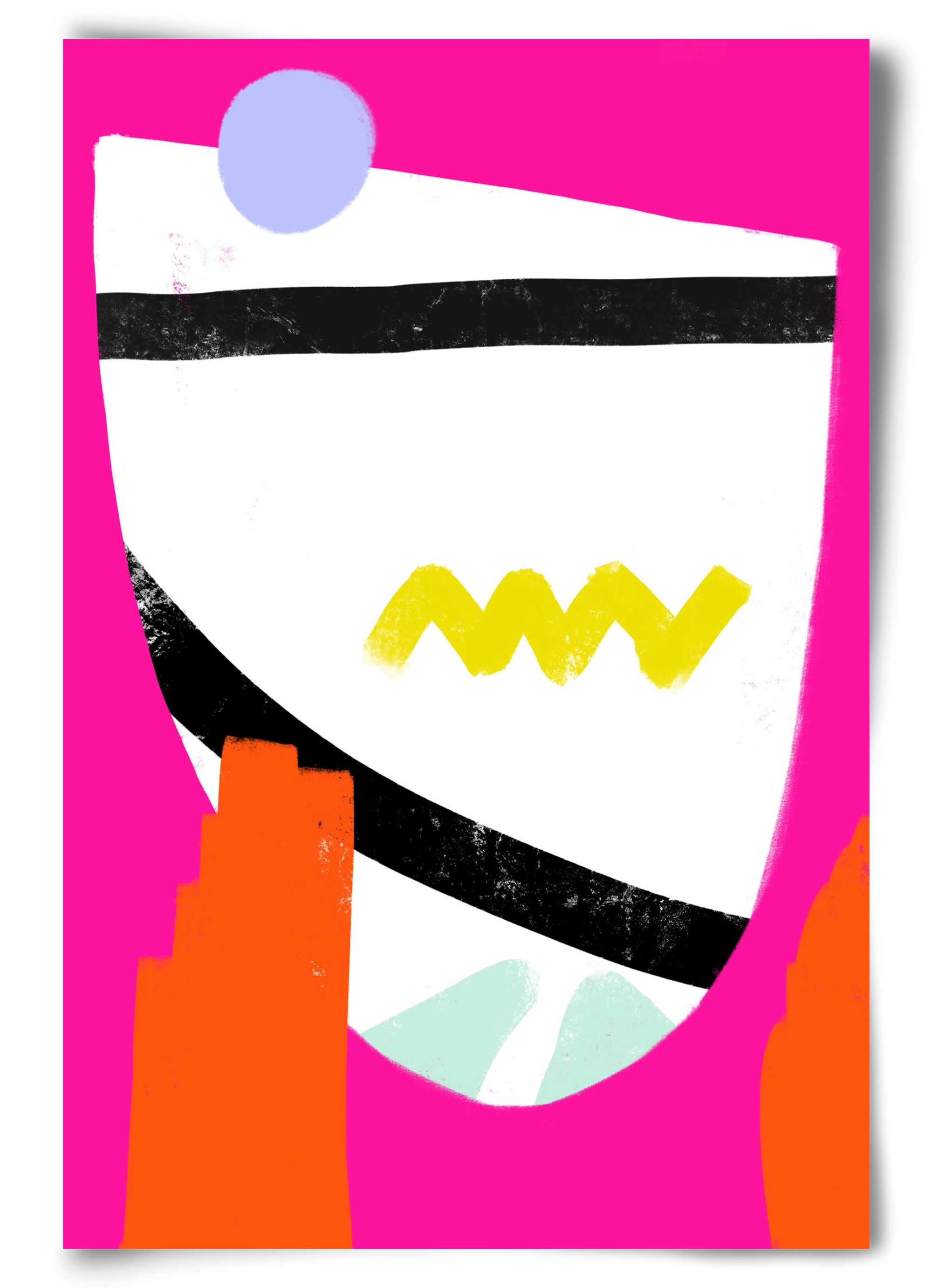 SMILE, 60x90 cm, Keret nélkül