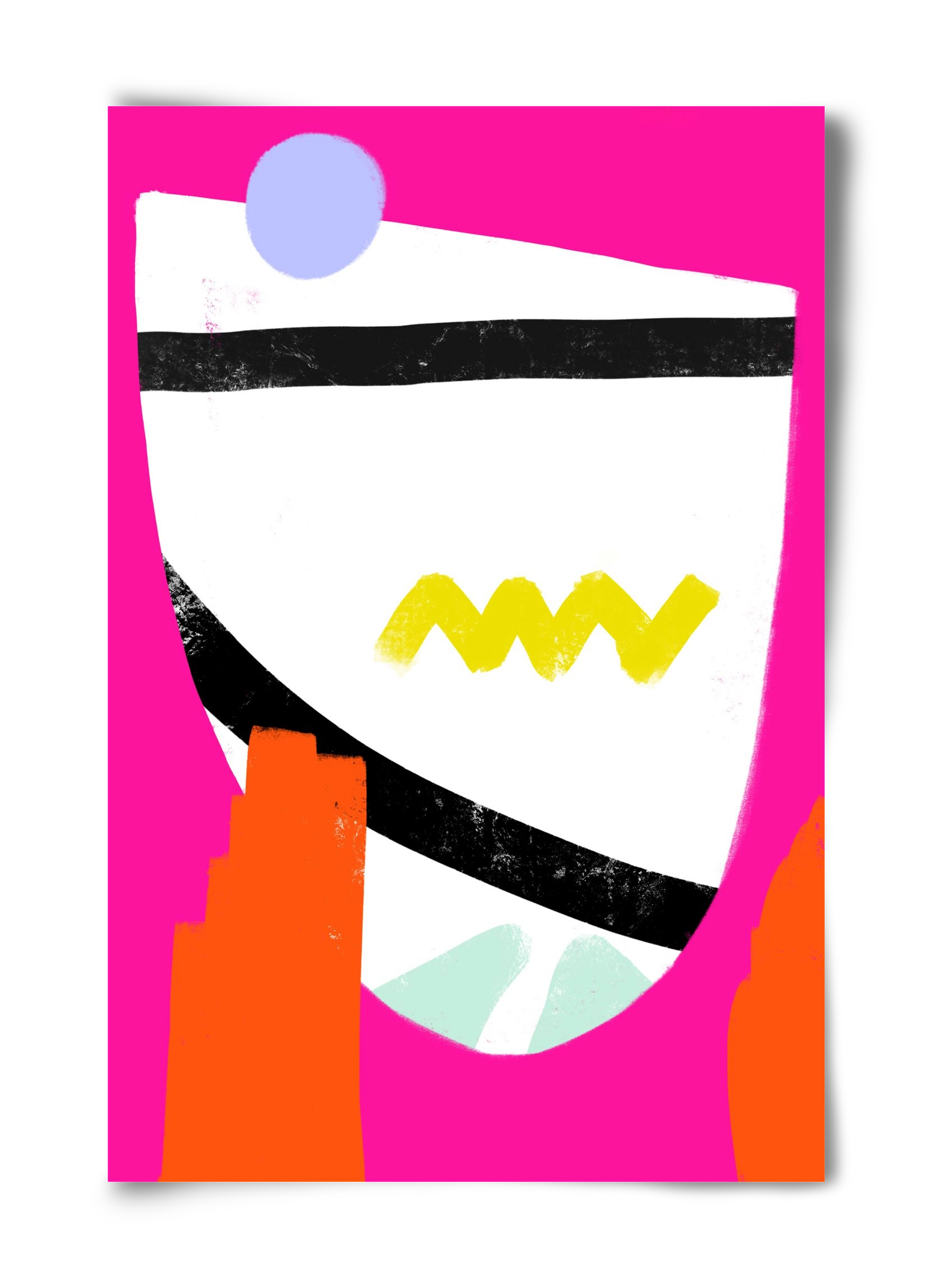 SMILE, 40x60 cm, Keret nélkül