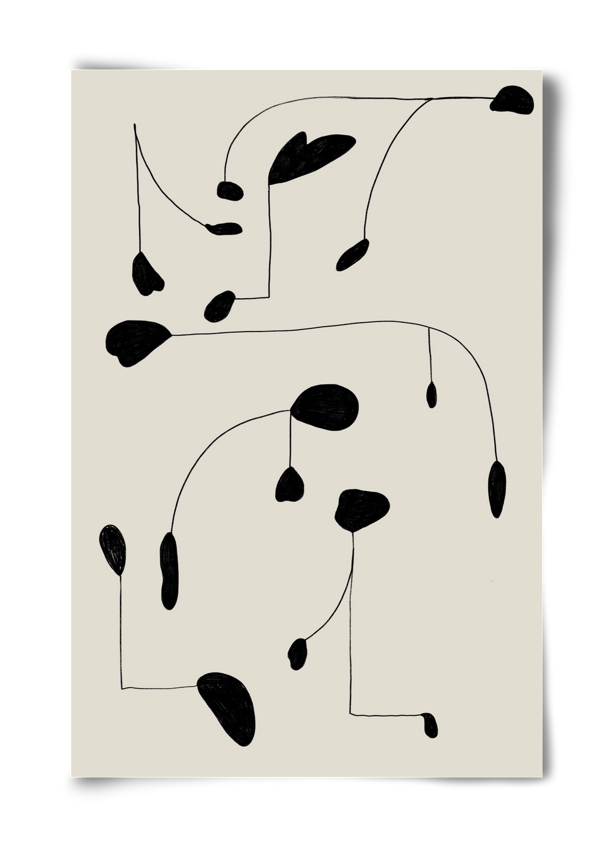 Mobile, 40x60 cm, Keret nélkül